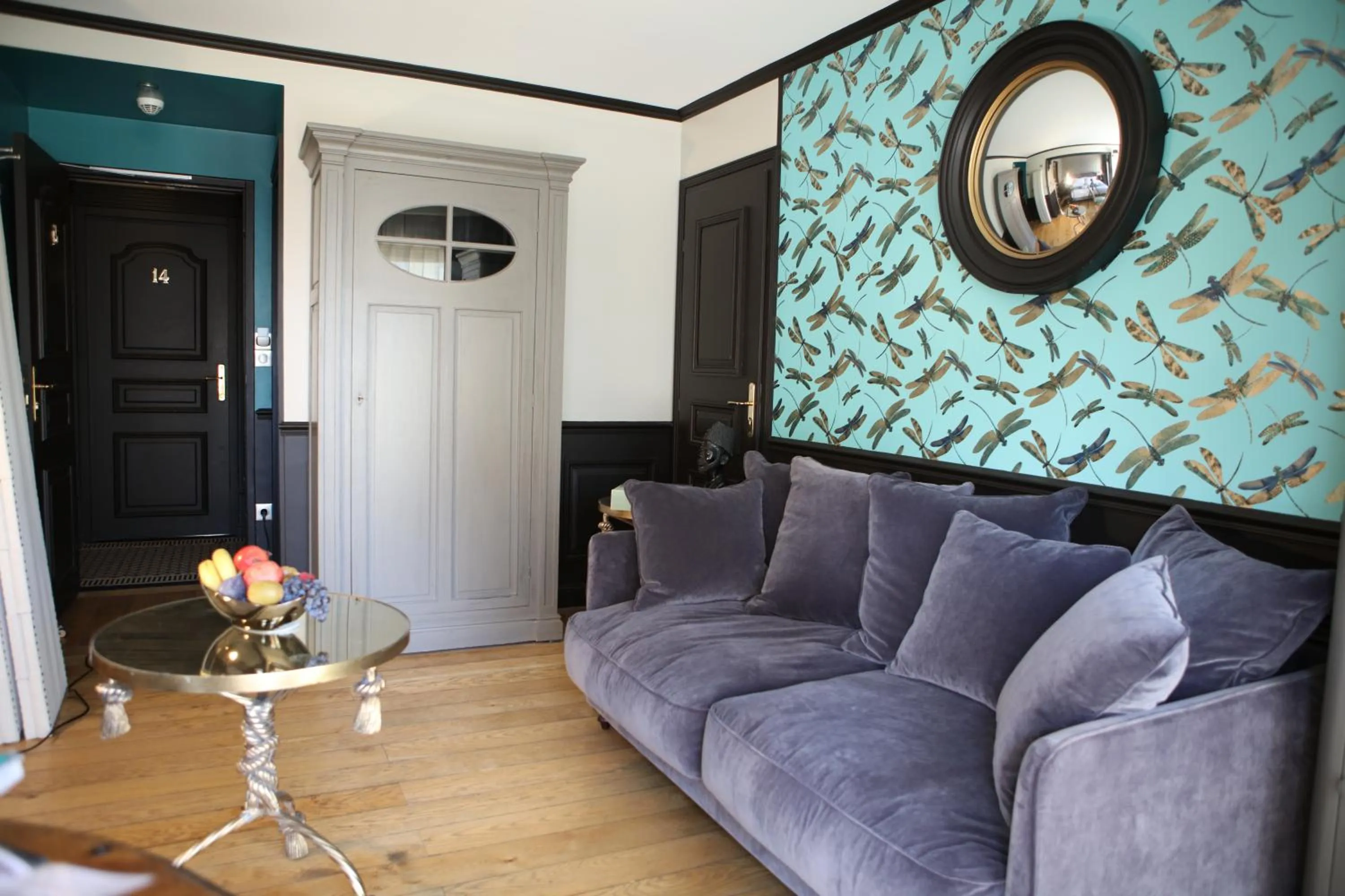 Living room in Hôtel Villa-Lamartine