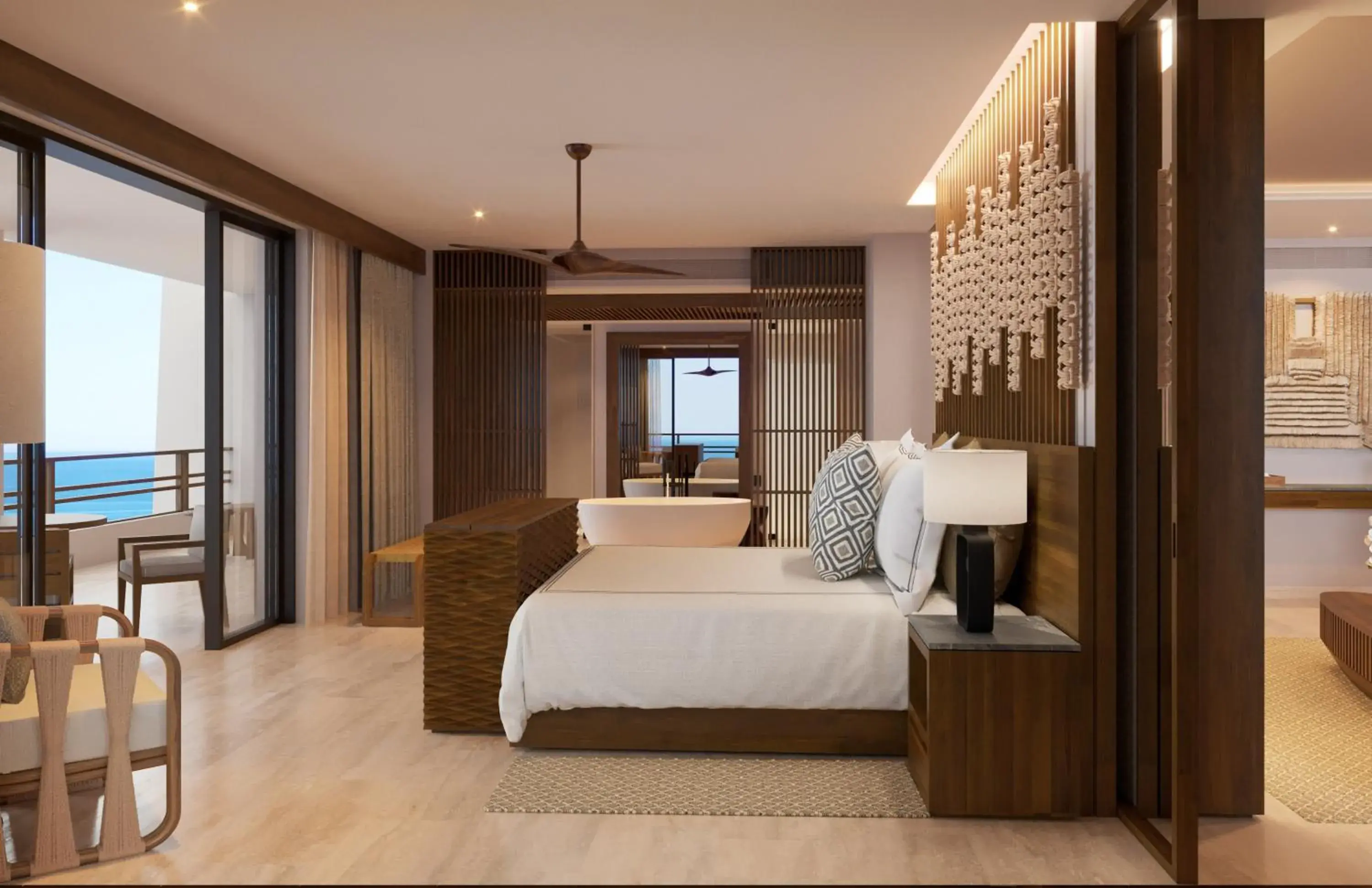 Living room, Bed in Secrets Playa Blanca Costa Mujeres - All Inclusive Adults Only Living room, Bed in Secrets Playa Blanca Costa Mujeres - All Inclusive Adults Only