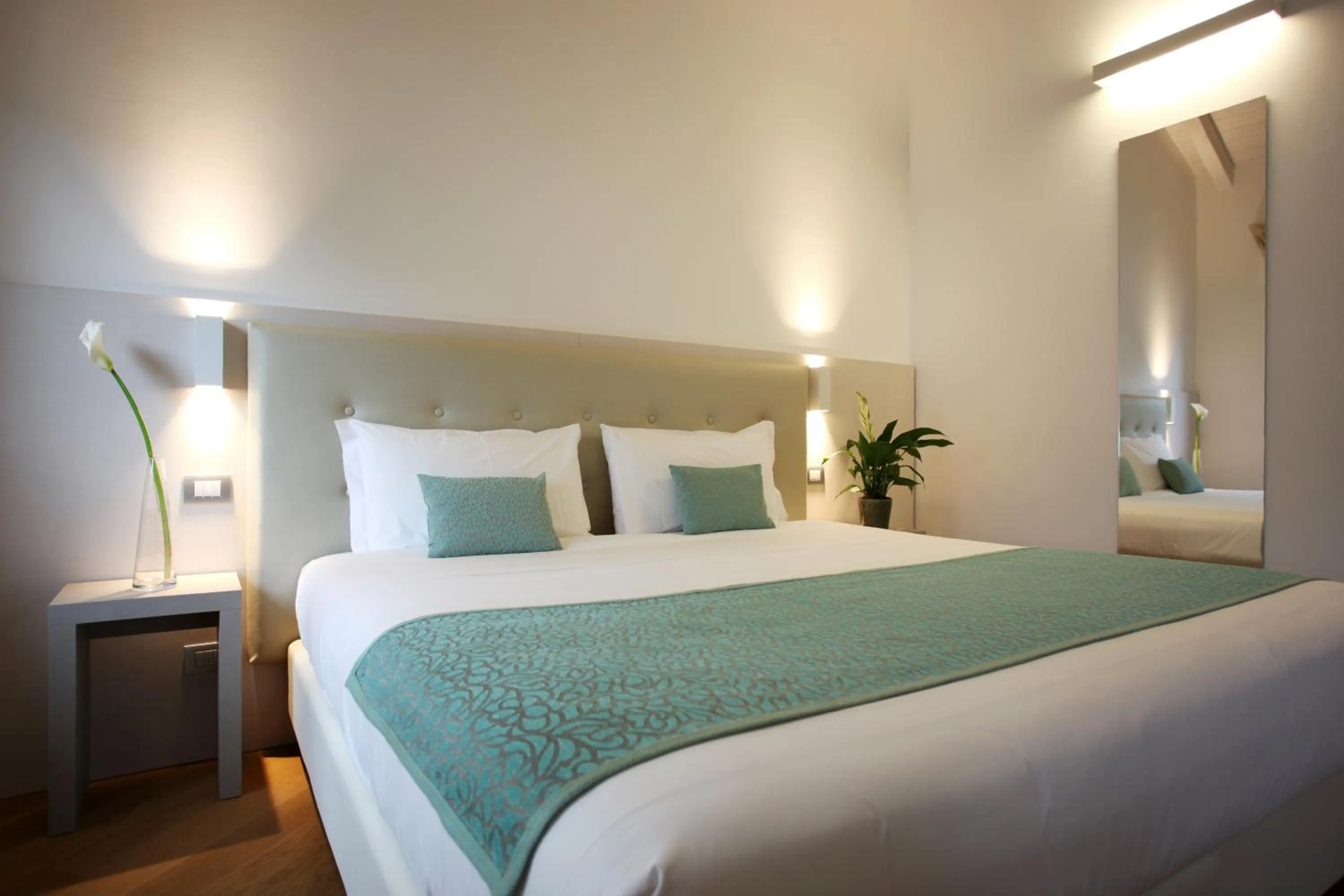 Bedroom, Bed in Hotel Ponti