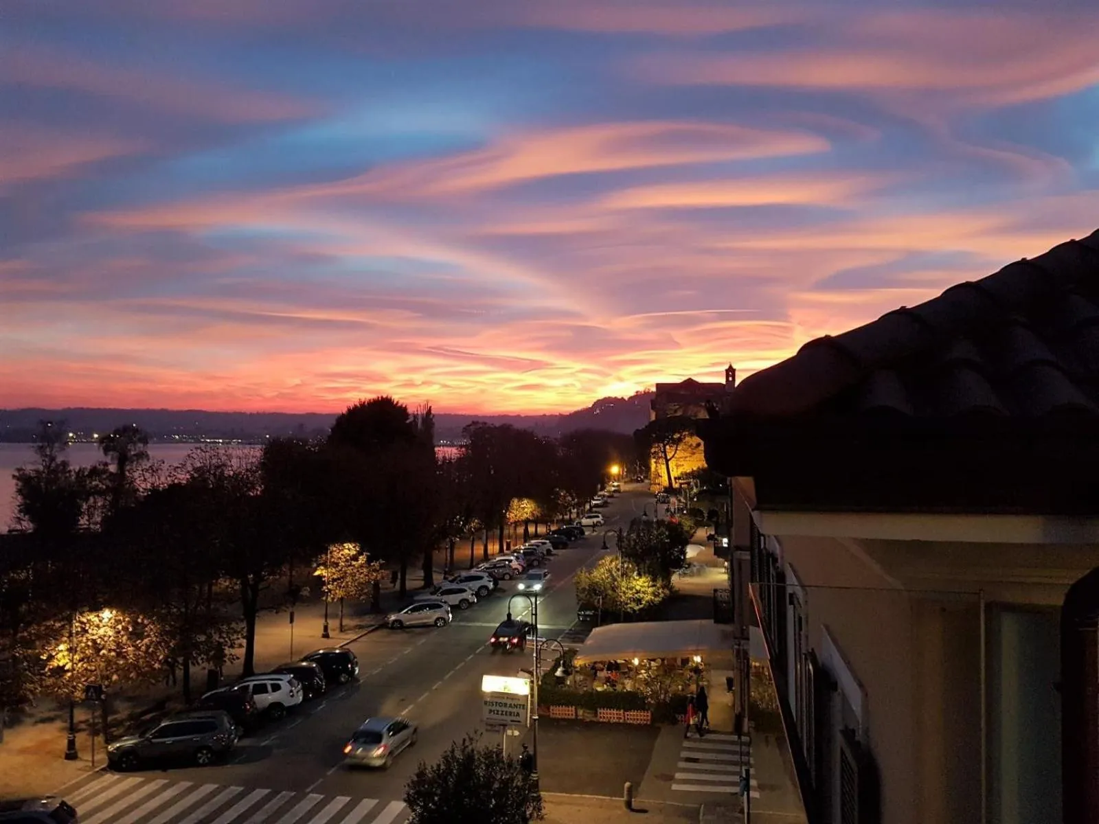 Lake view in Hotel Ponti