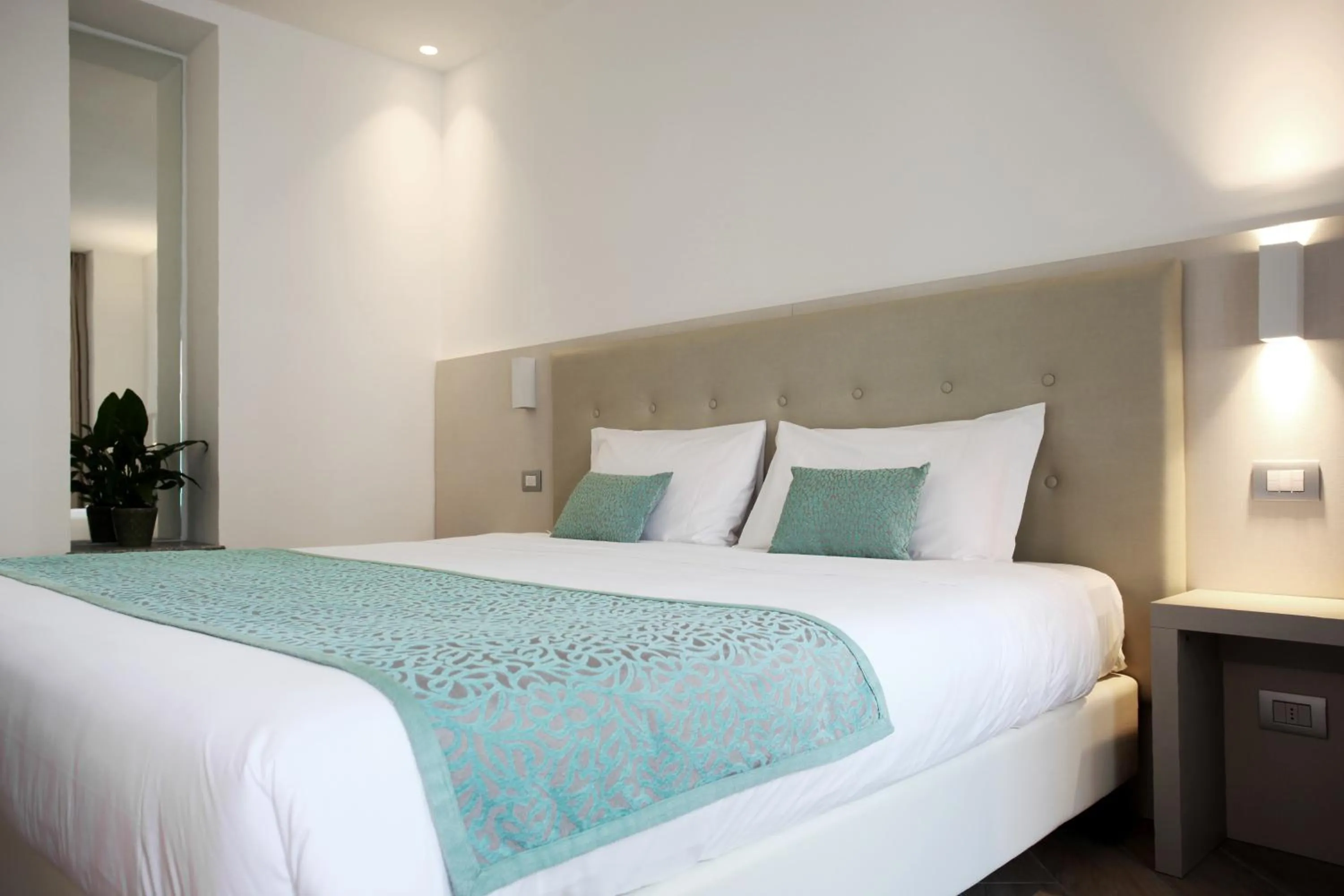 Bedroom, Bed in Hotel Ponti