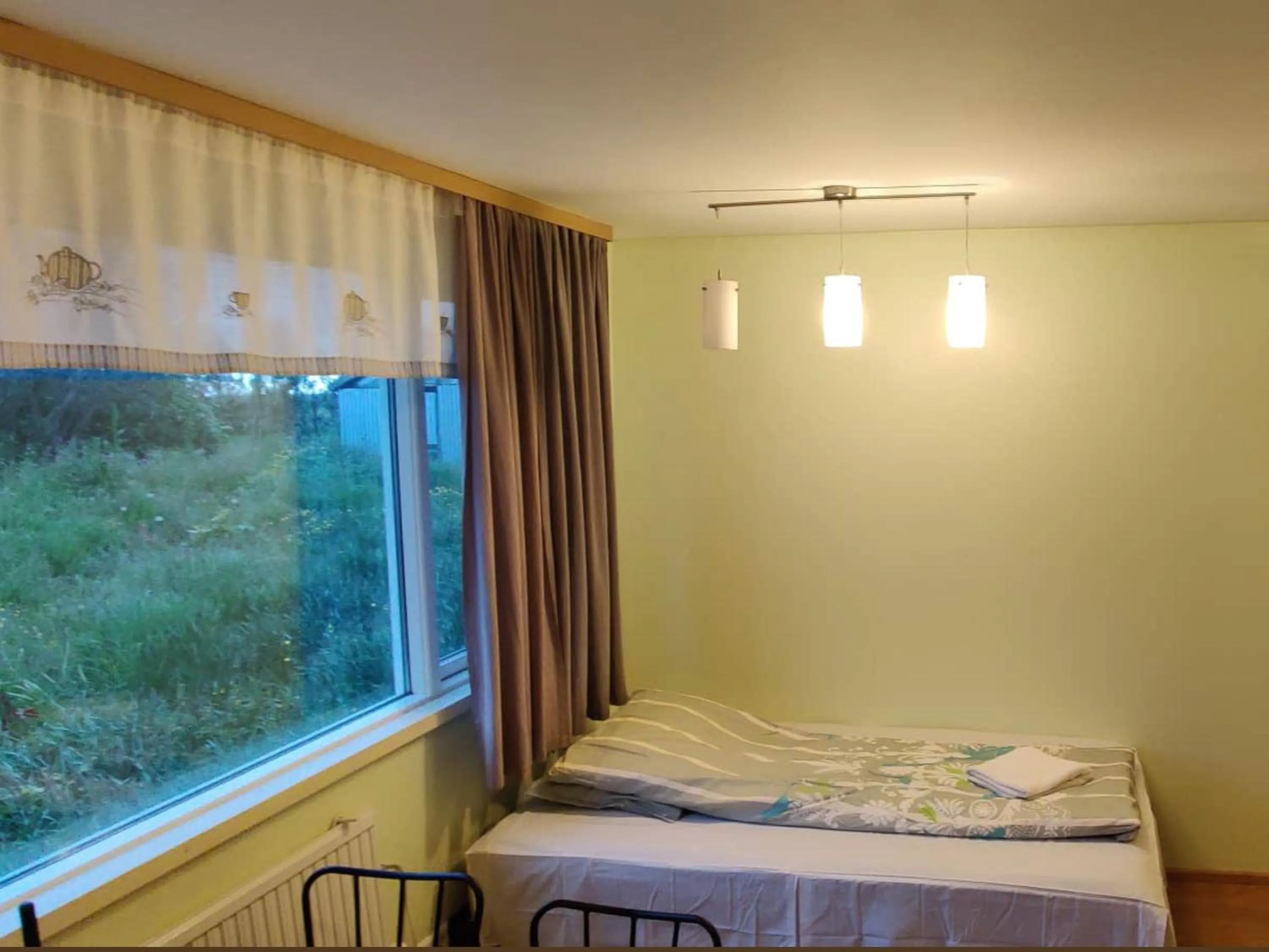 Bed in Bakland ad Lágafelli Apartment