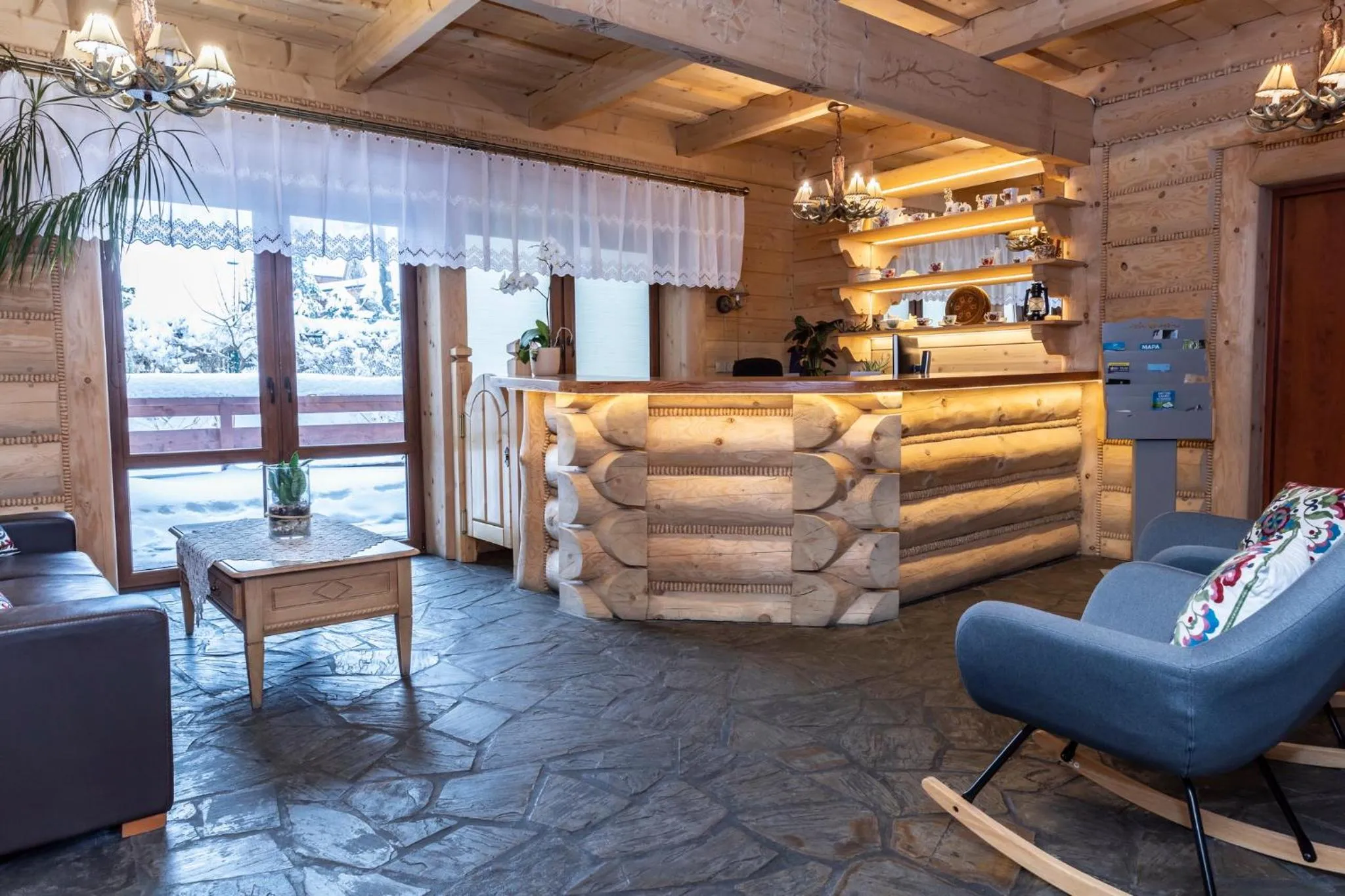 Lobby or reception in Willa u Jadzi