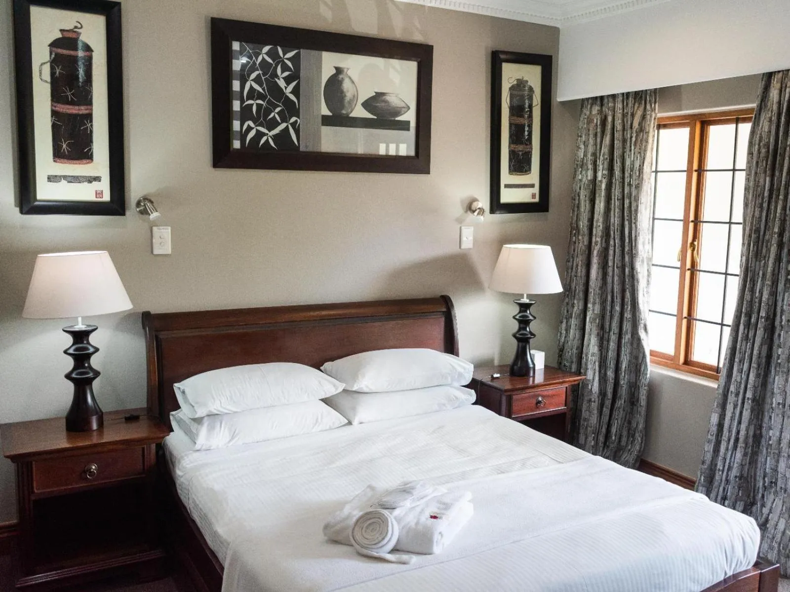 Bed in Aanmani Rose Guesthouse