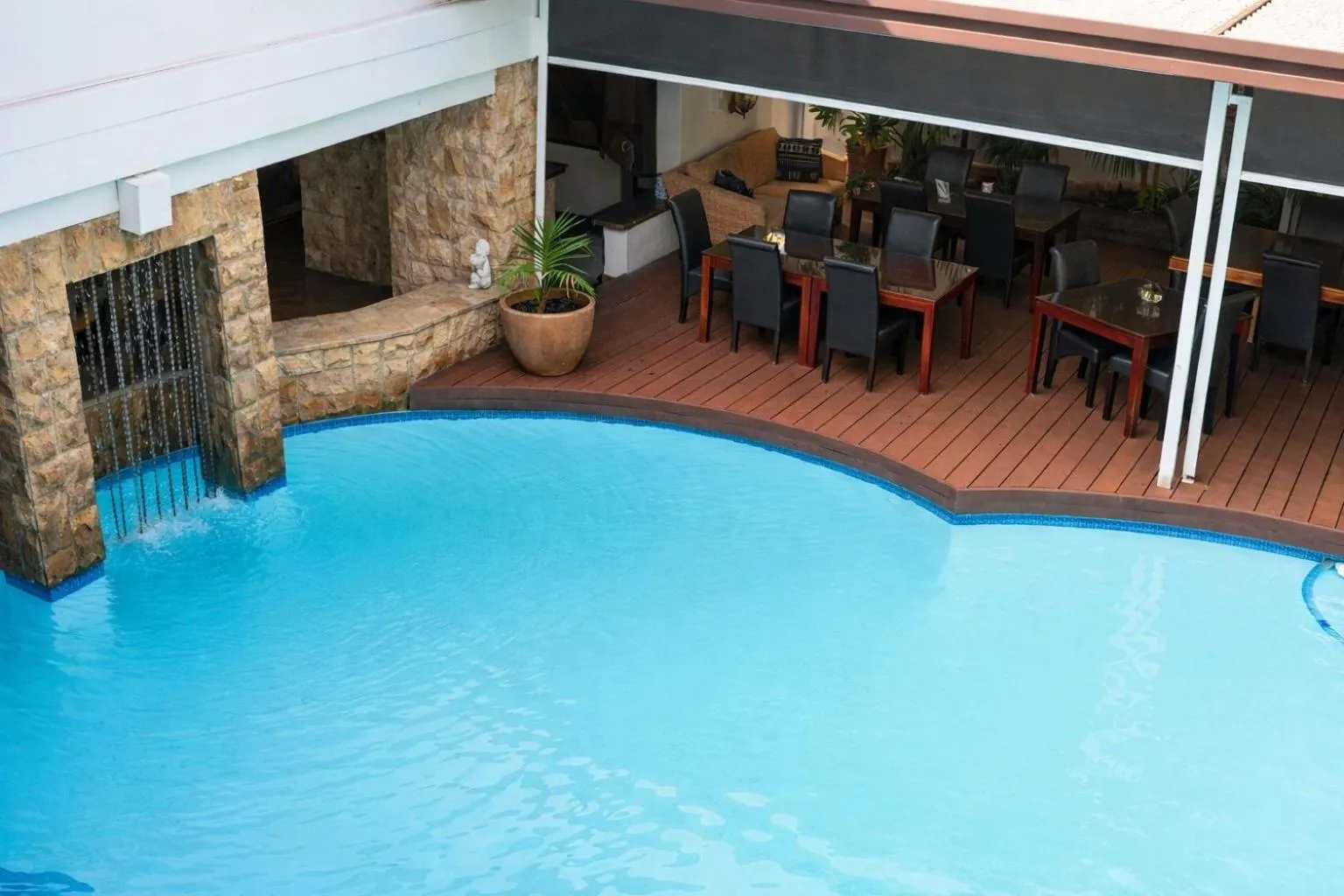 Swimming pool in Aanmani Rose Guesthouse