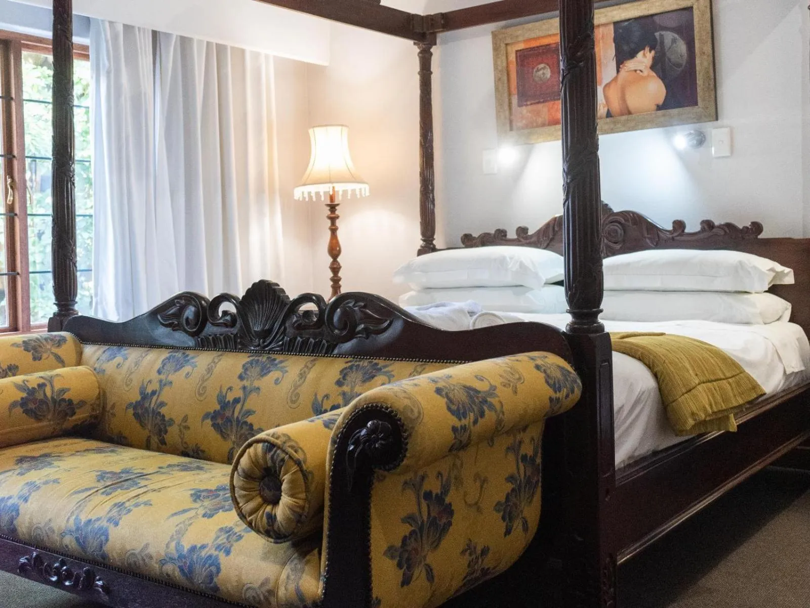 Bed in Aanmani Rose Guesthouse