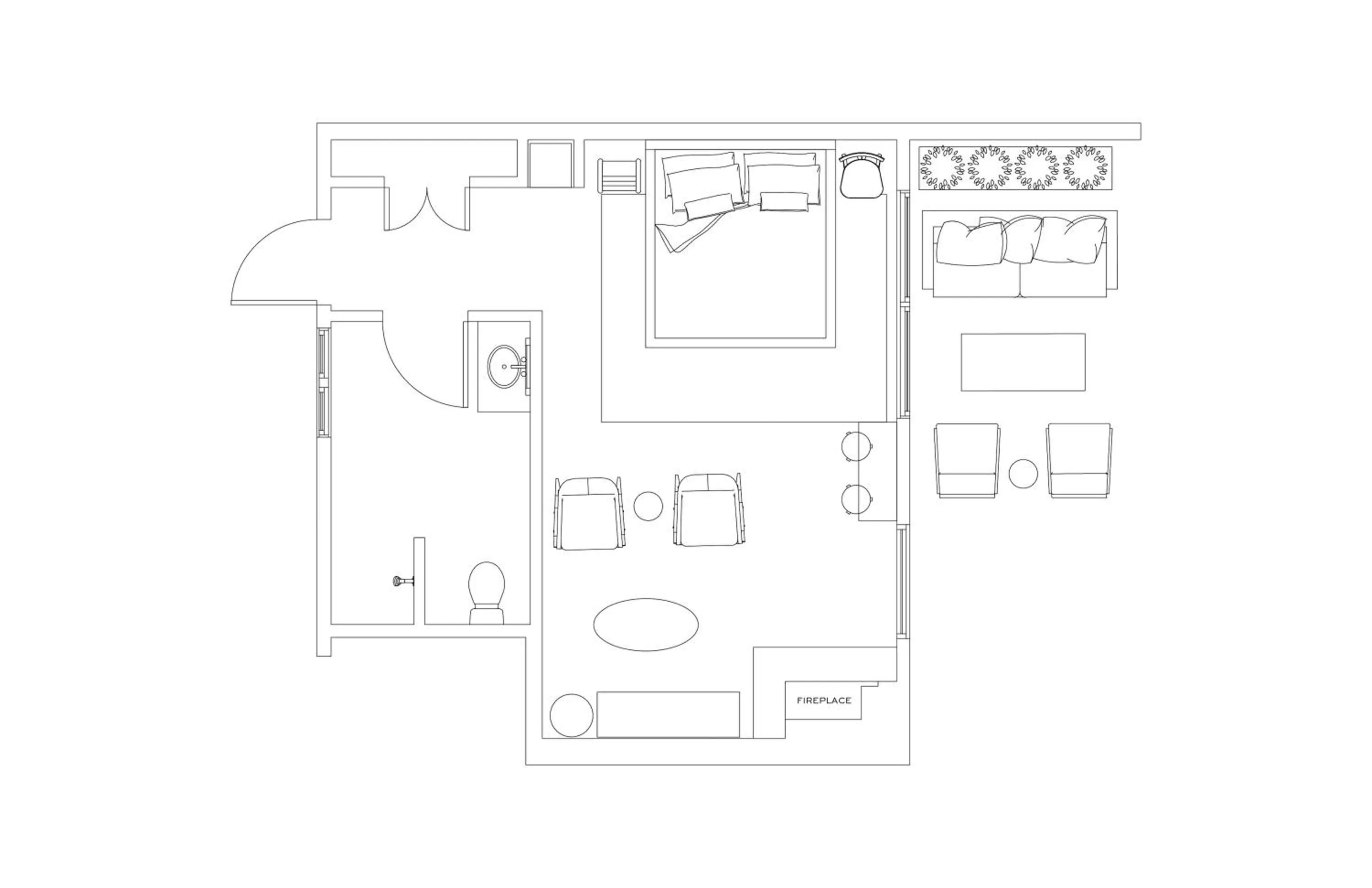Floor plan in AWOL Stowe