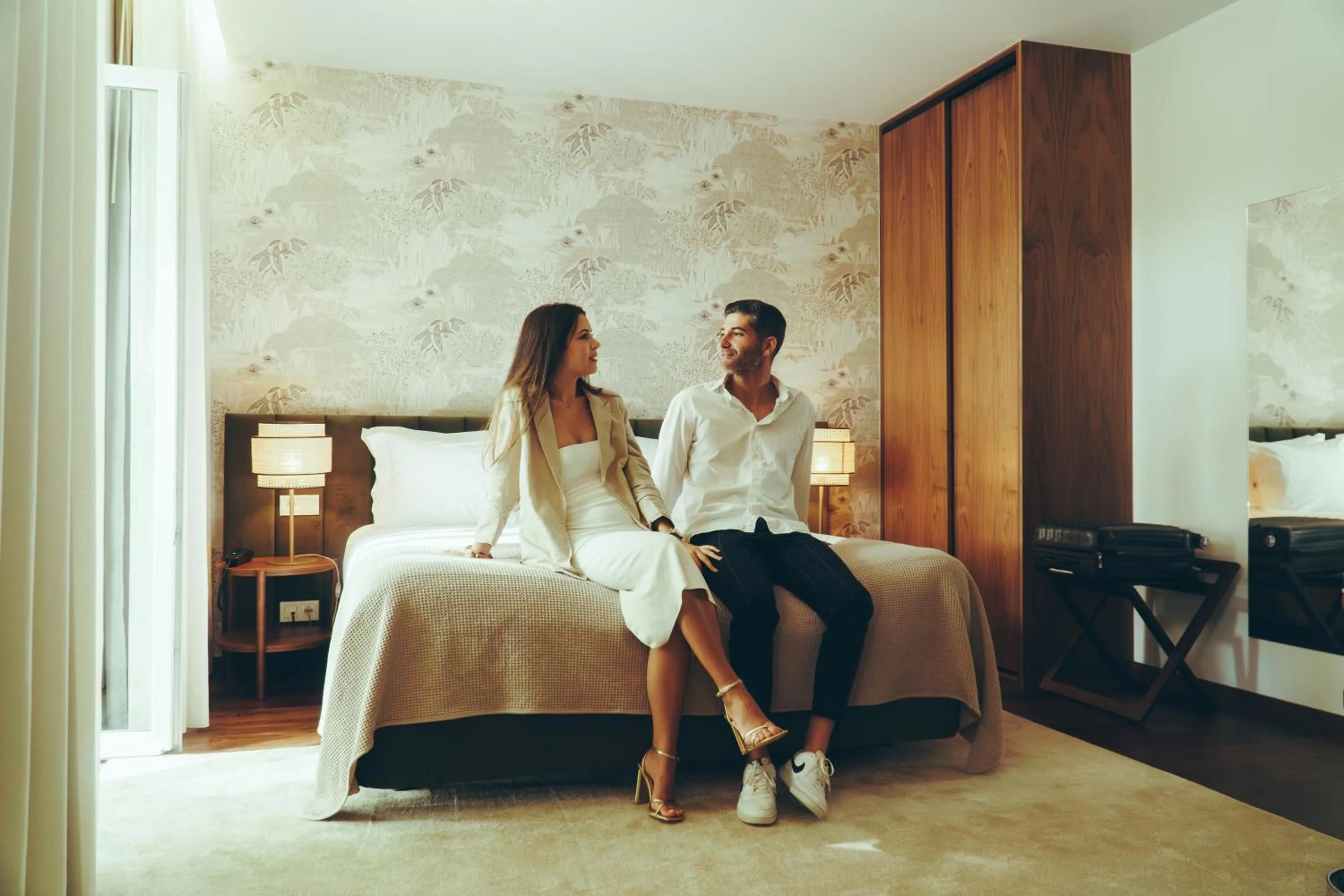 Bedroom, Bed in Estalagem Santa Iria Hotel & Spa