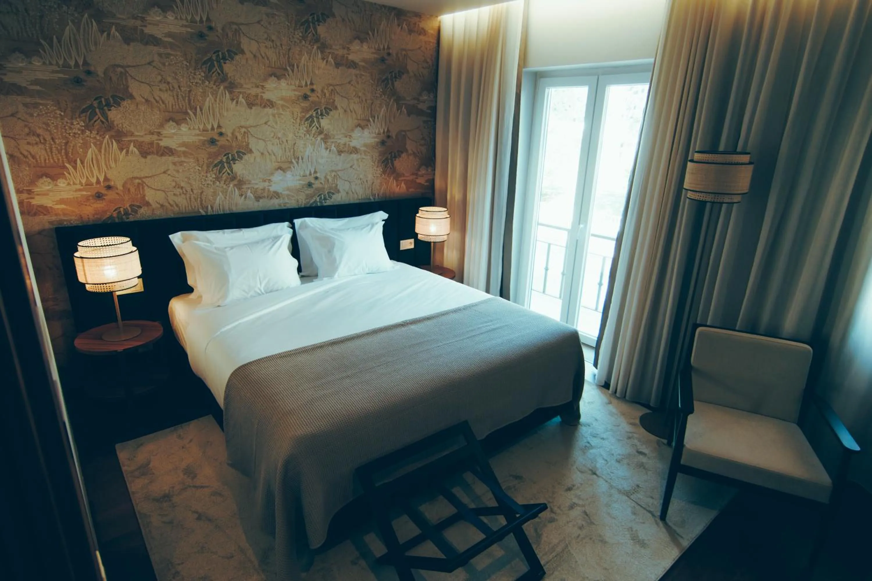 Bed in Estalagem Santa Iria Hotel & Spa