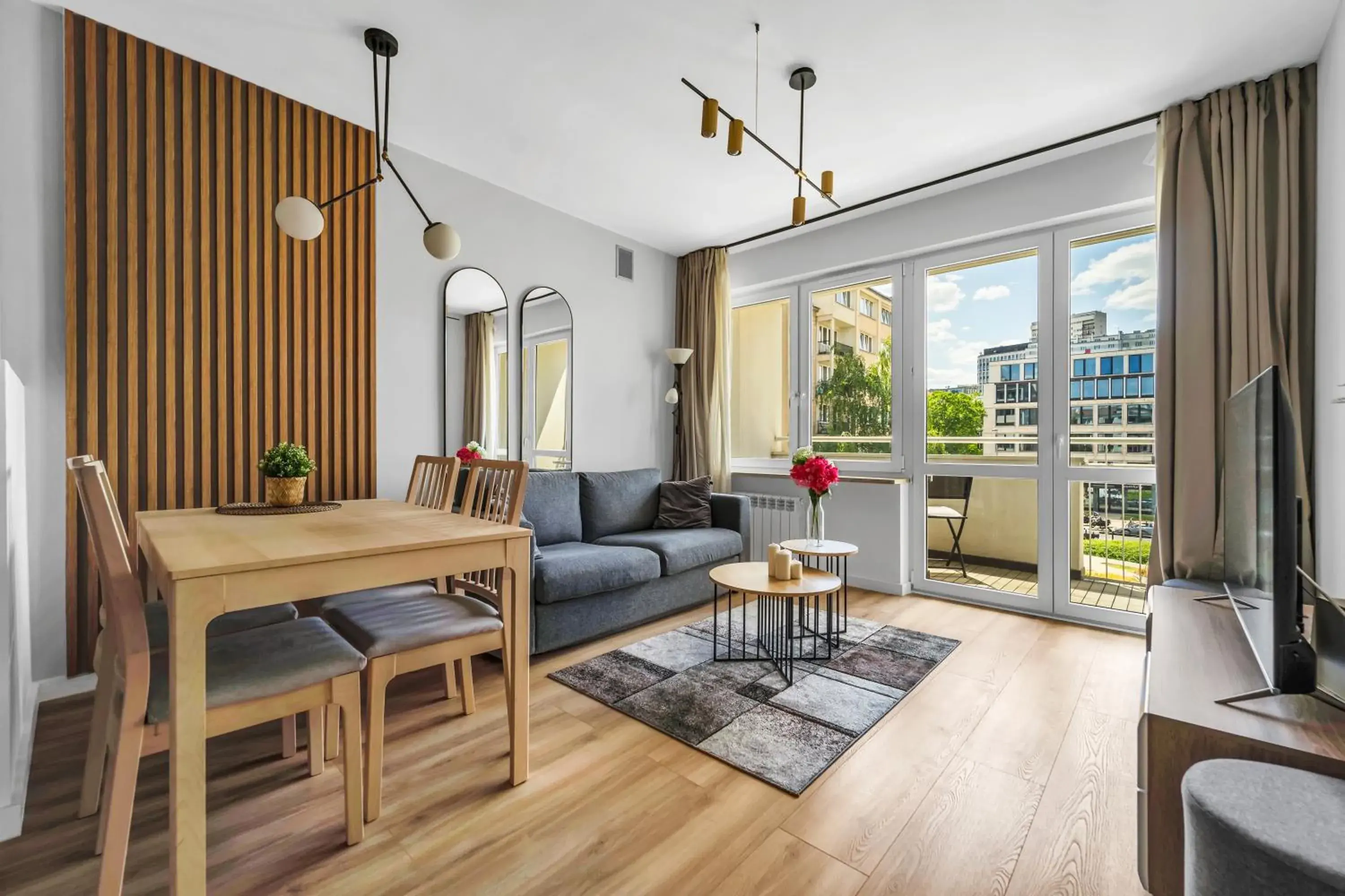 Powiśle Business Apartments - Balcony, Workspace - by Rentujemy Powiśle Business Apartments - Balcony, Workspace - by Rentujemy