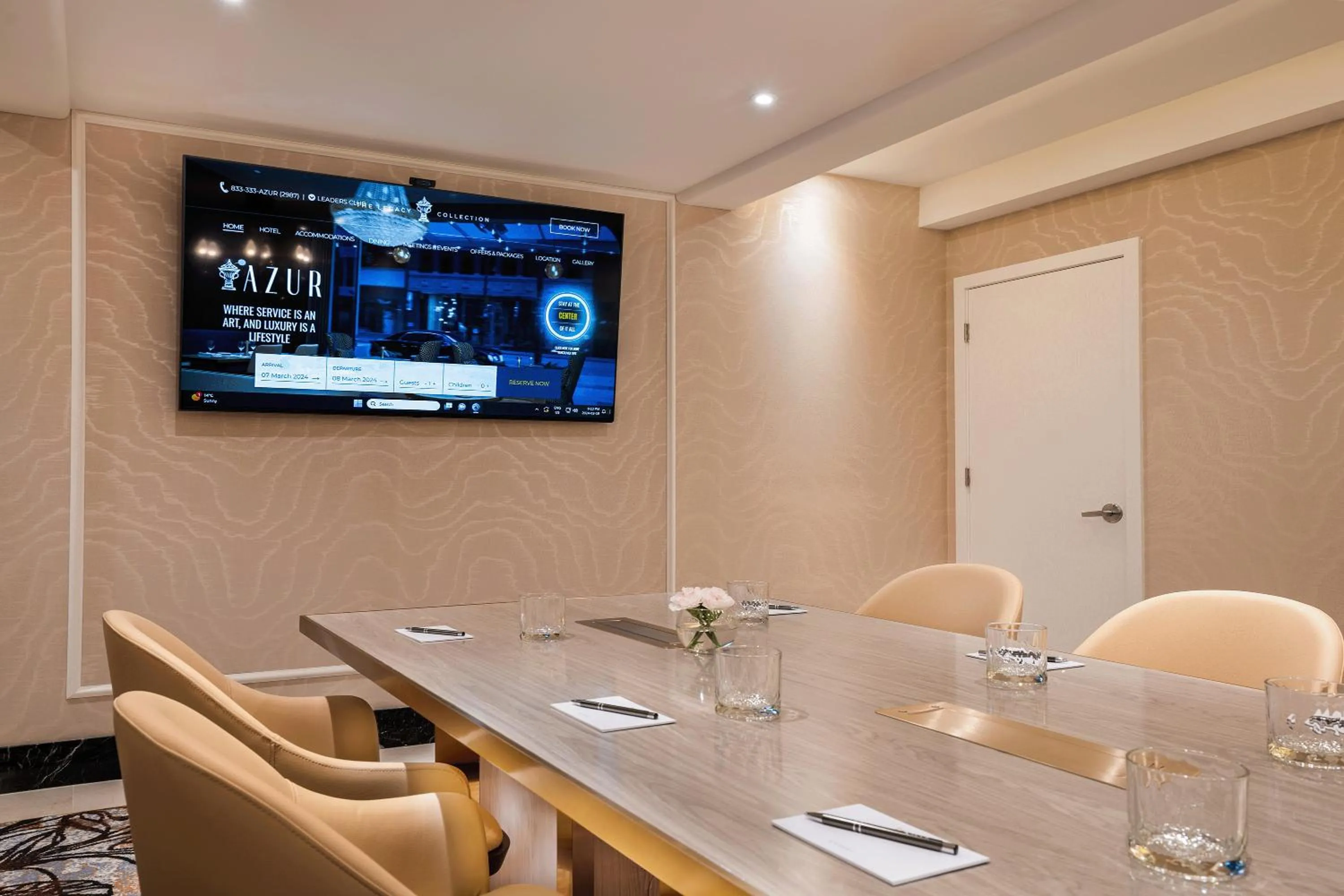 Meeting/conference room in AZUR Legacy Collection Hotel