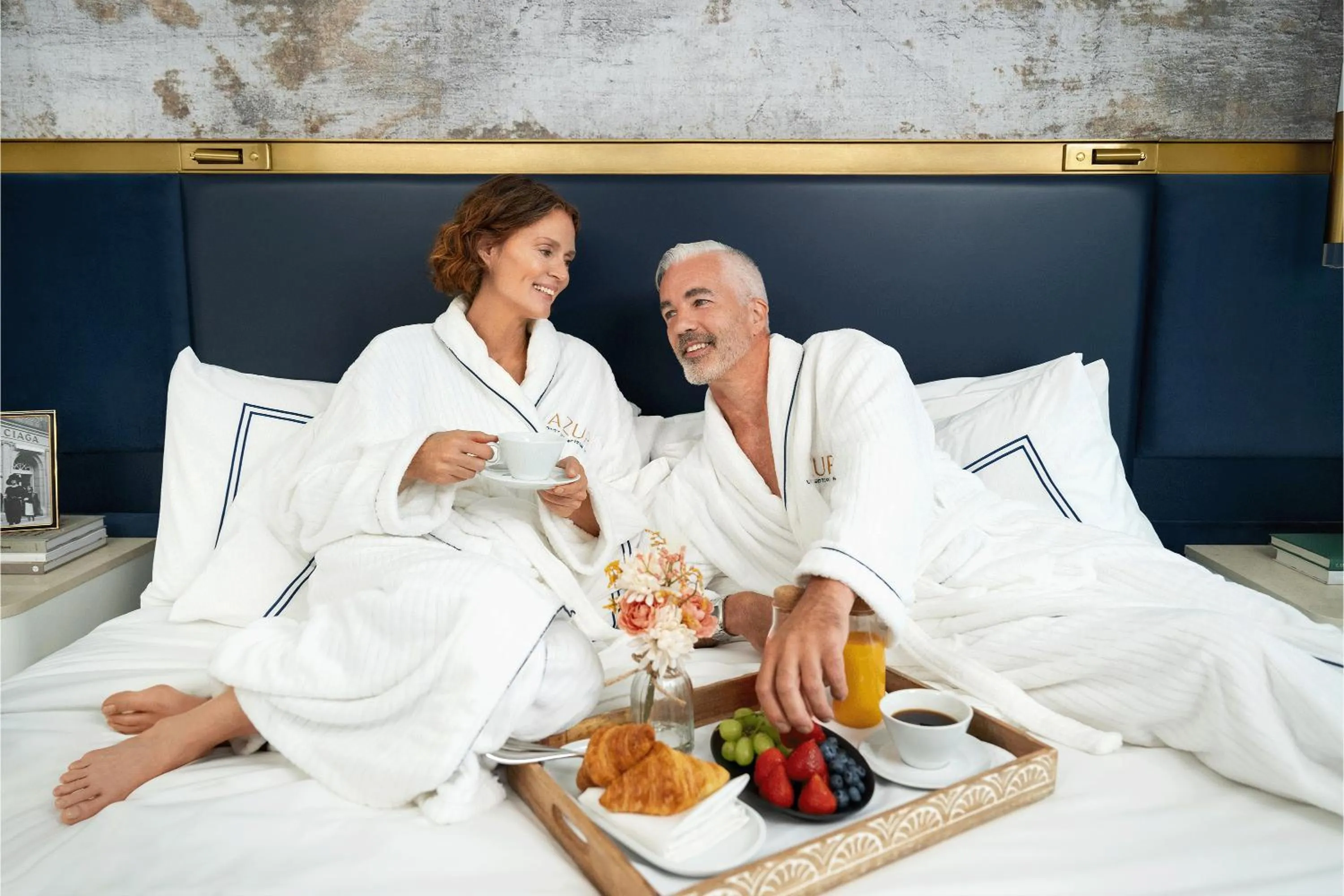 Bed in AZUR Legacy Collection Hotel