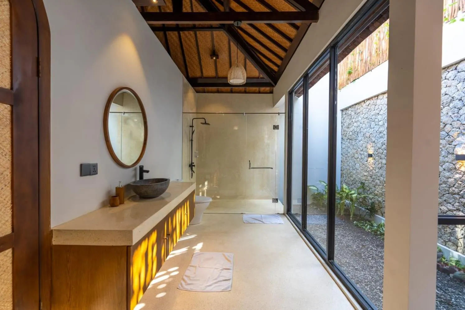 Shower in Green Jimbaran Bay Villa