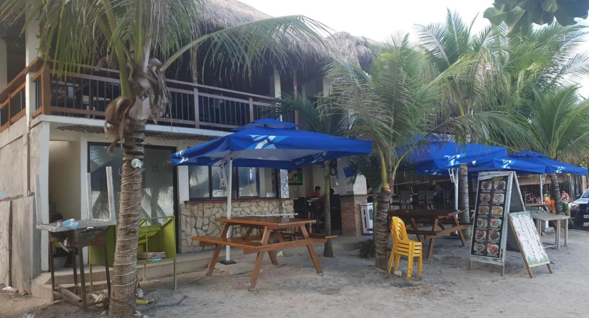 Property building in birdwatchers beachfront hotel panglao