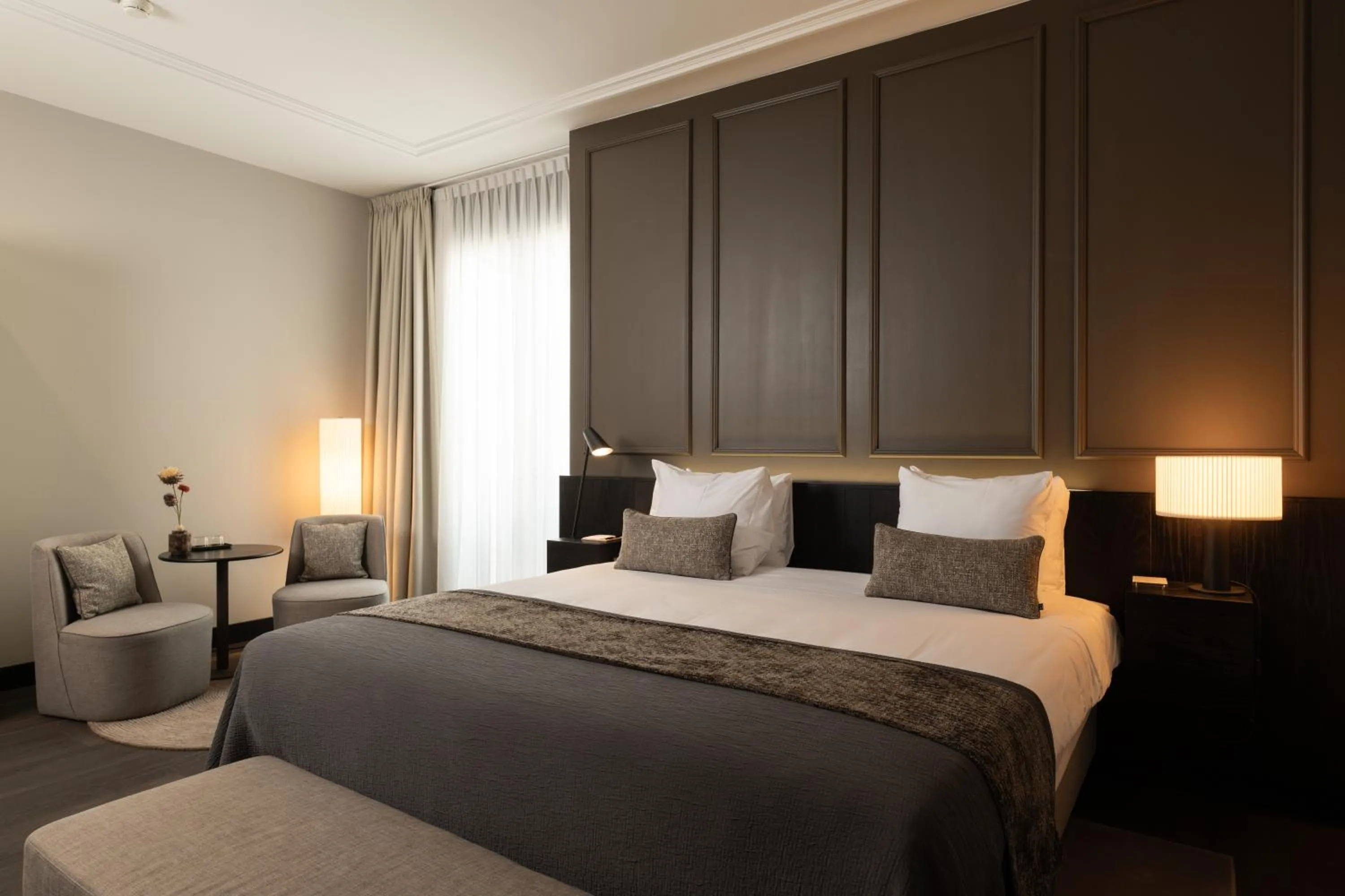 Photo of the whole room, Bed in Boutique Hotel Beaumont Maastricht