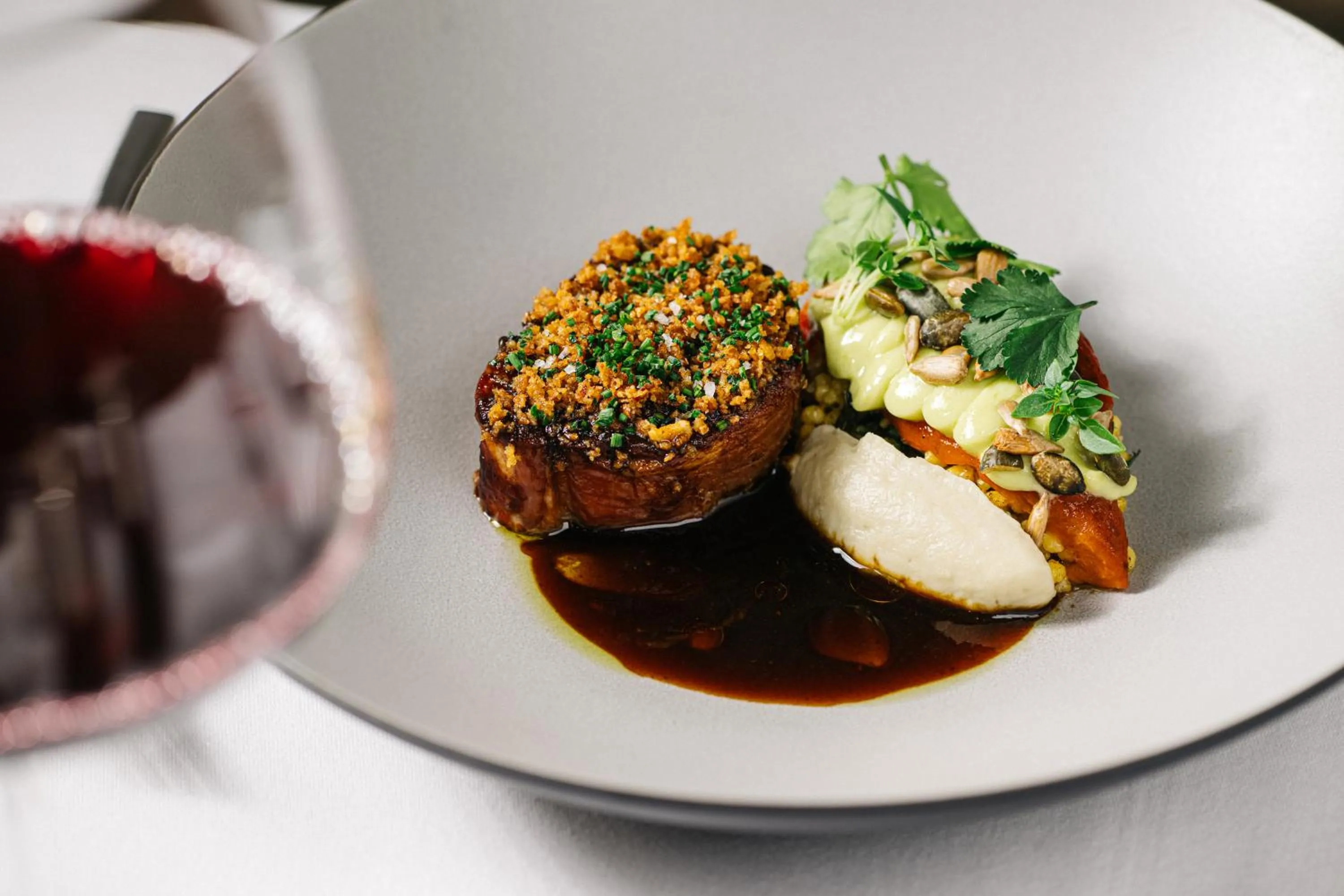 Food close-up in Boutique Hotel Beaumont Maastricht