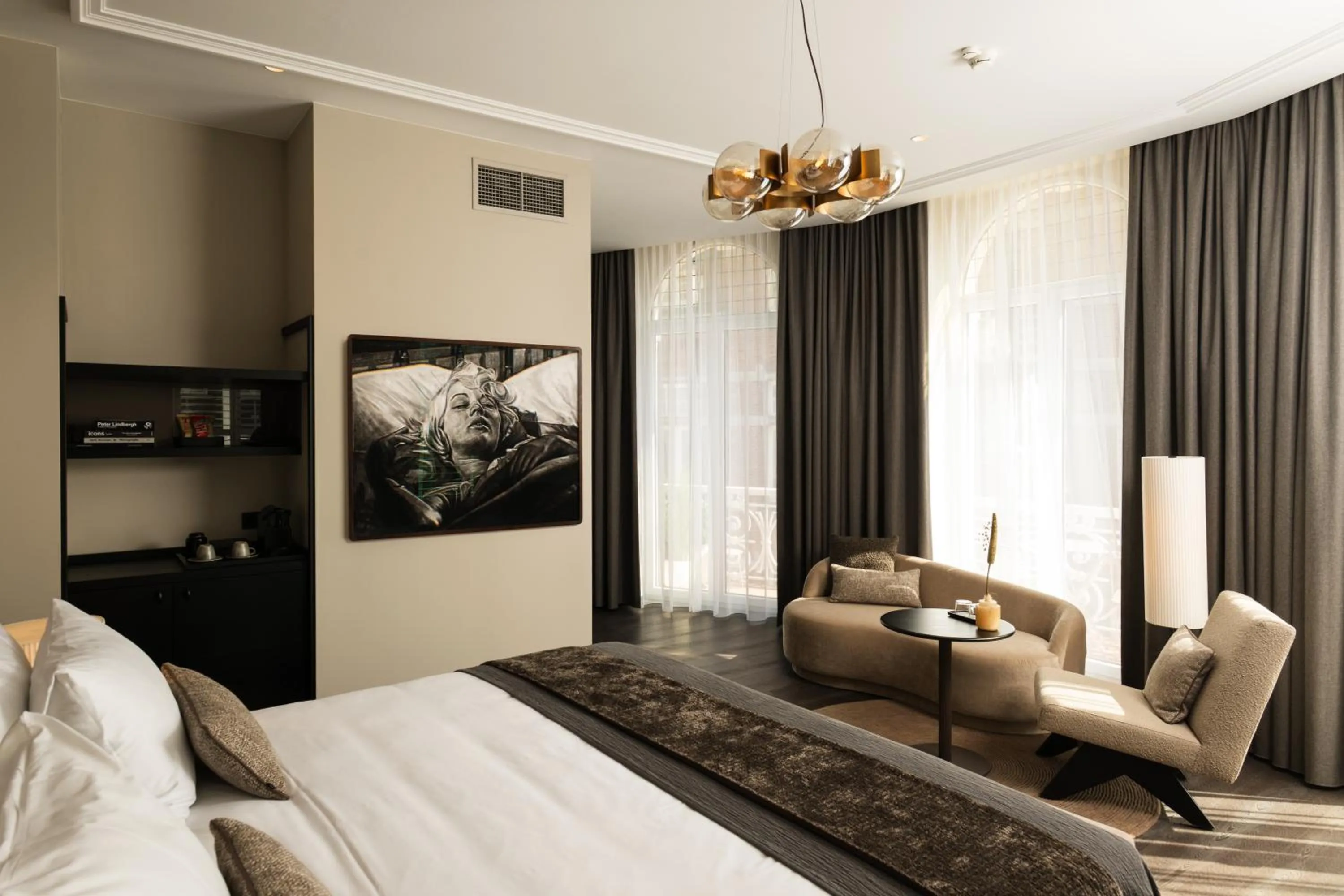 Coffee/tea facilities, Bed in Boutique Hotel Beaumont Maastricht