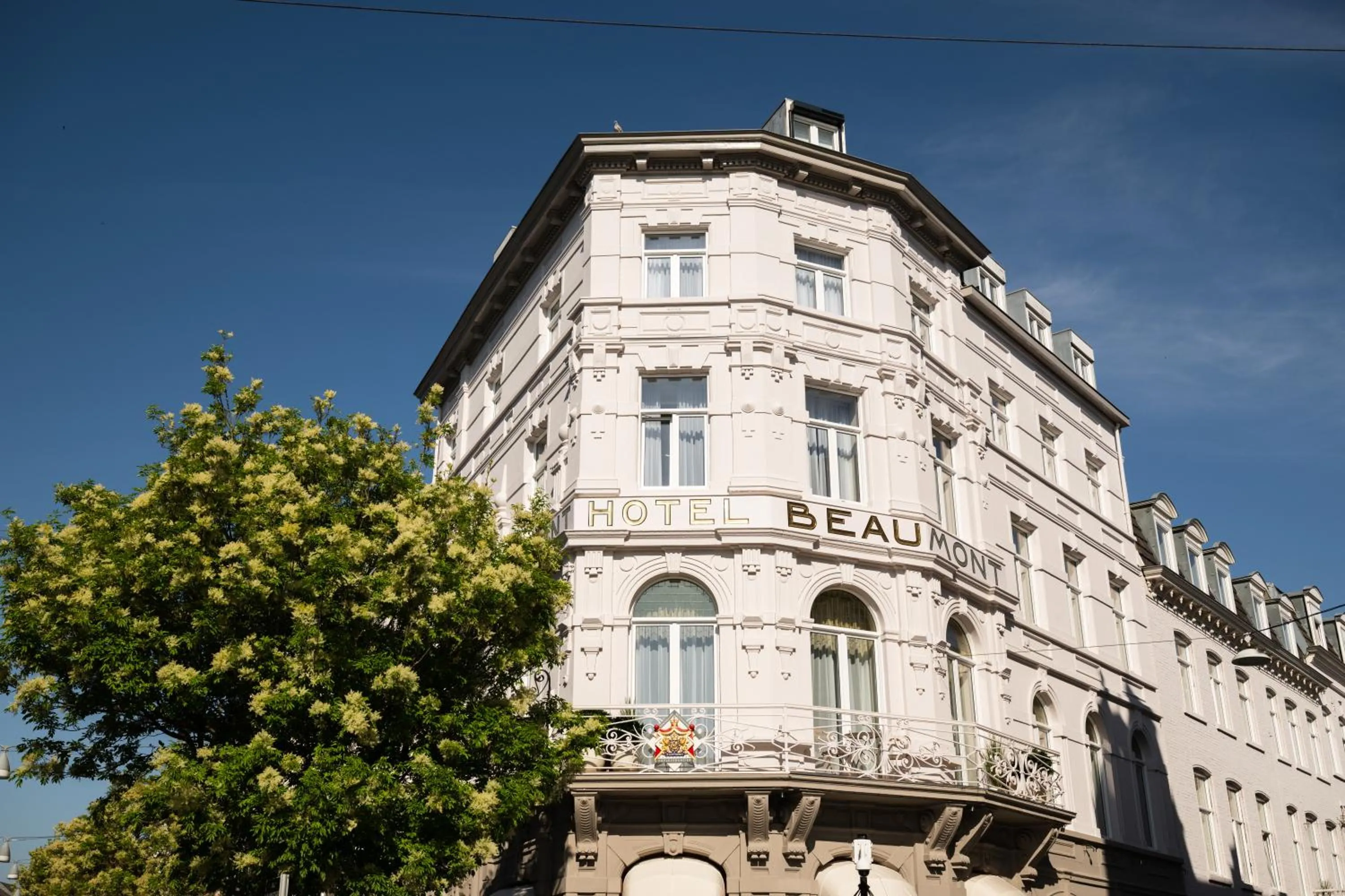 Property building in Boutique Hotel Beaumont Maastricht