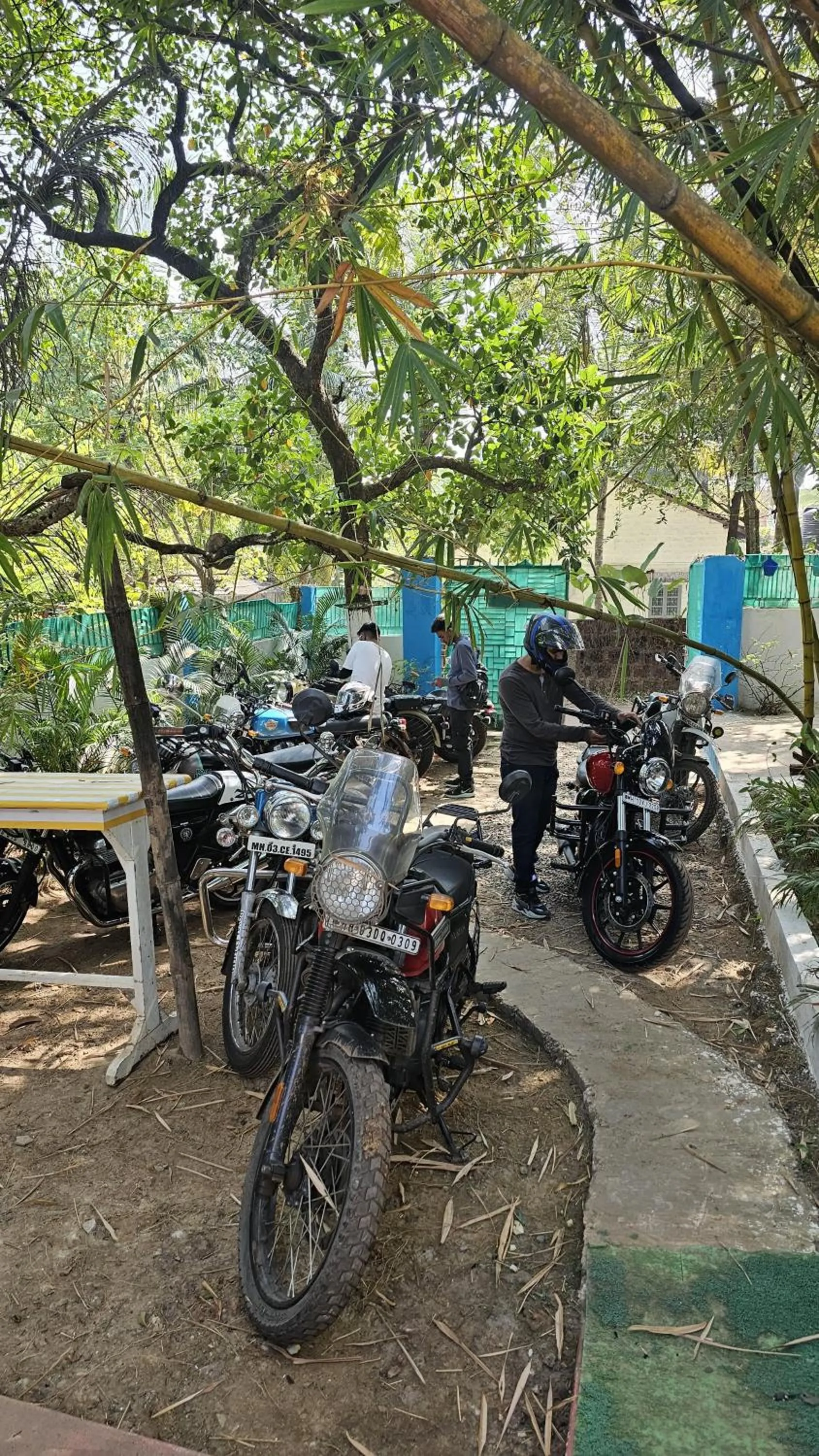 Parking in Endless Blue Hostel