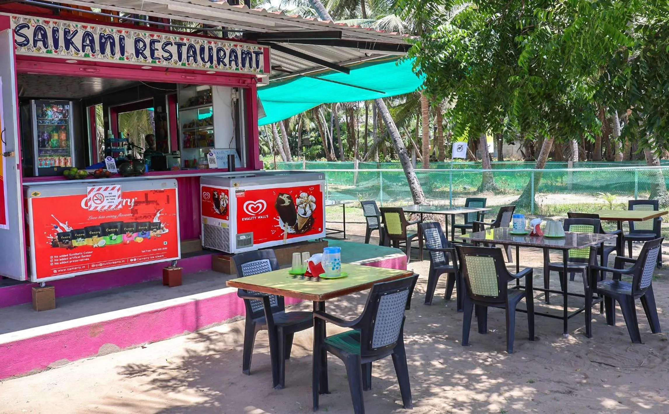 Restaurant/places to eat in Saikani Beach Resort & Eco stay