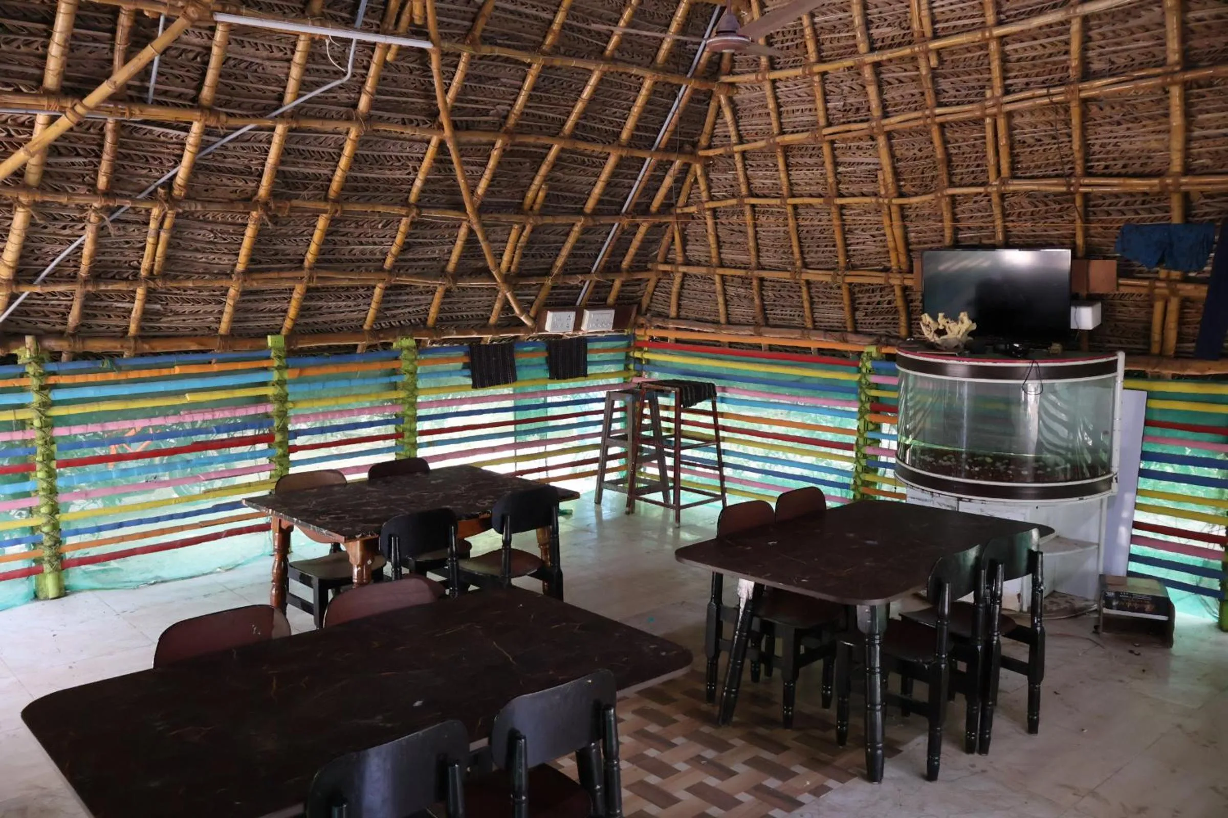 Dining area in Saikani Beach Resort & Eco stay