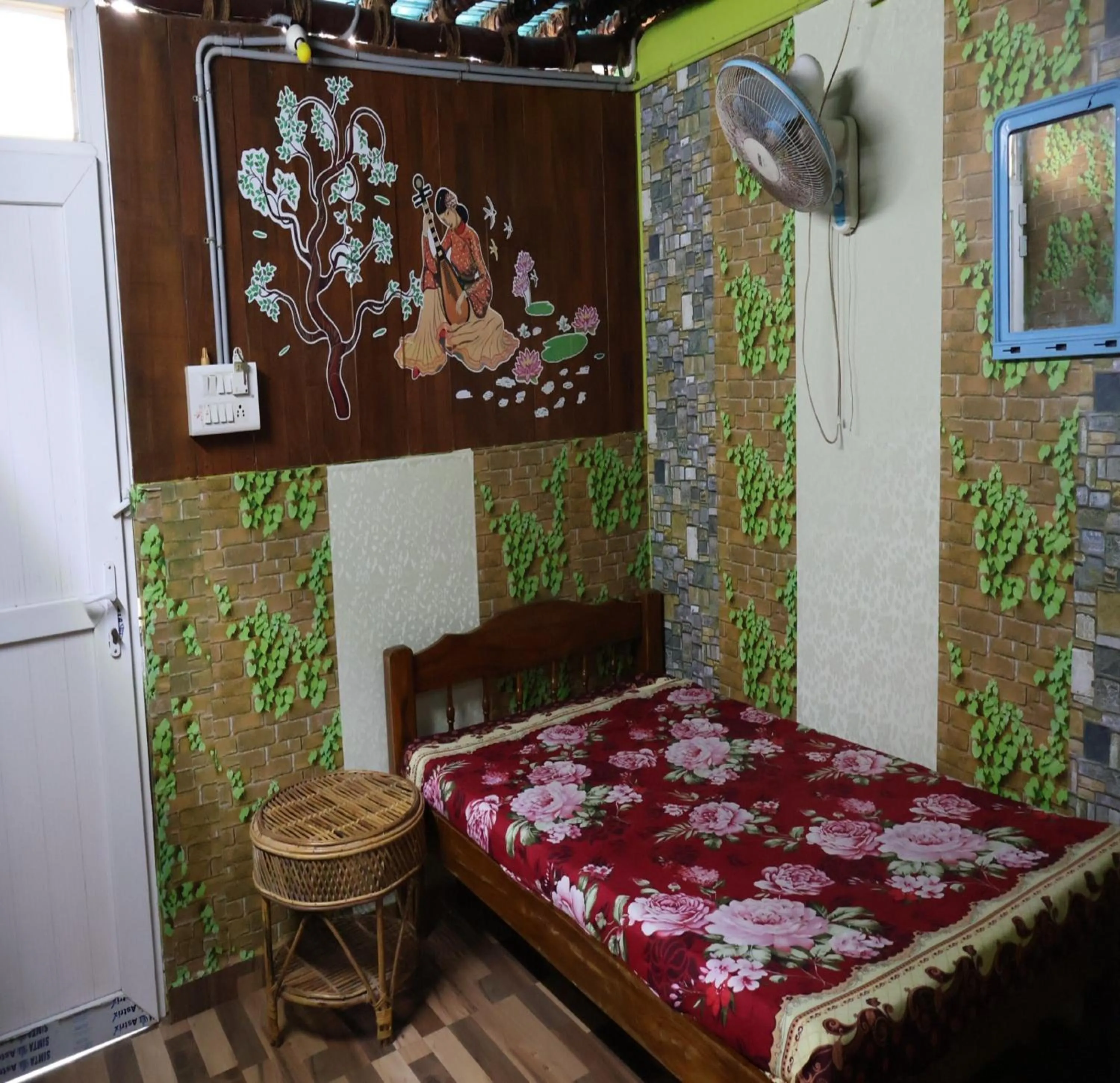 Bed in Saikani Beach Resort & Eco stay