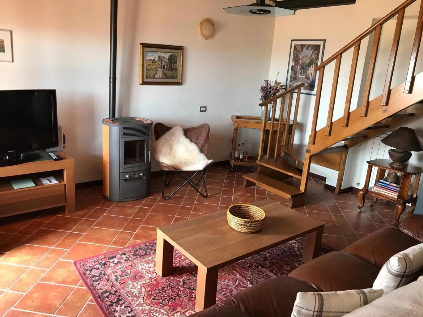 Living room in Villa Panorama