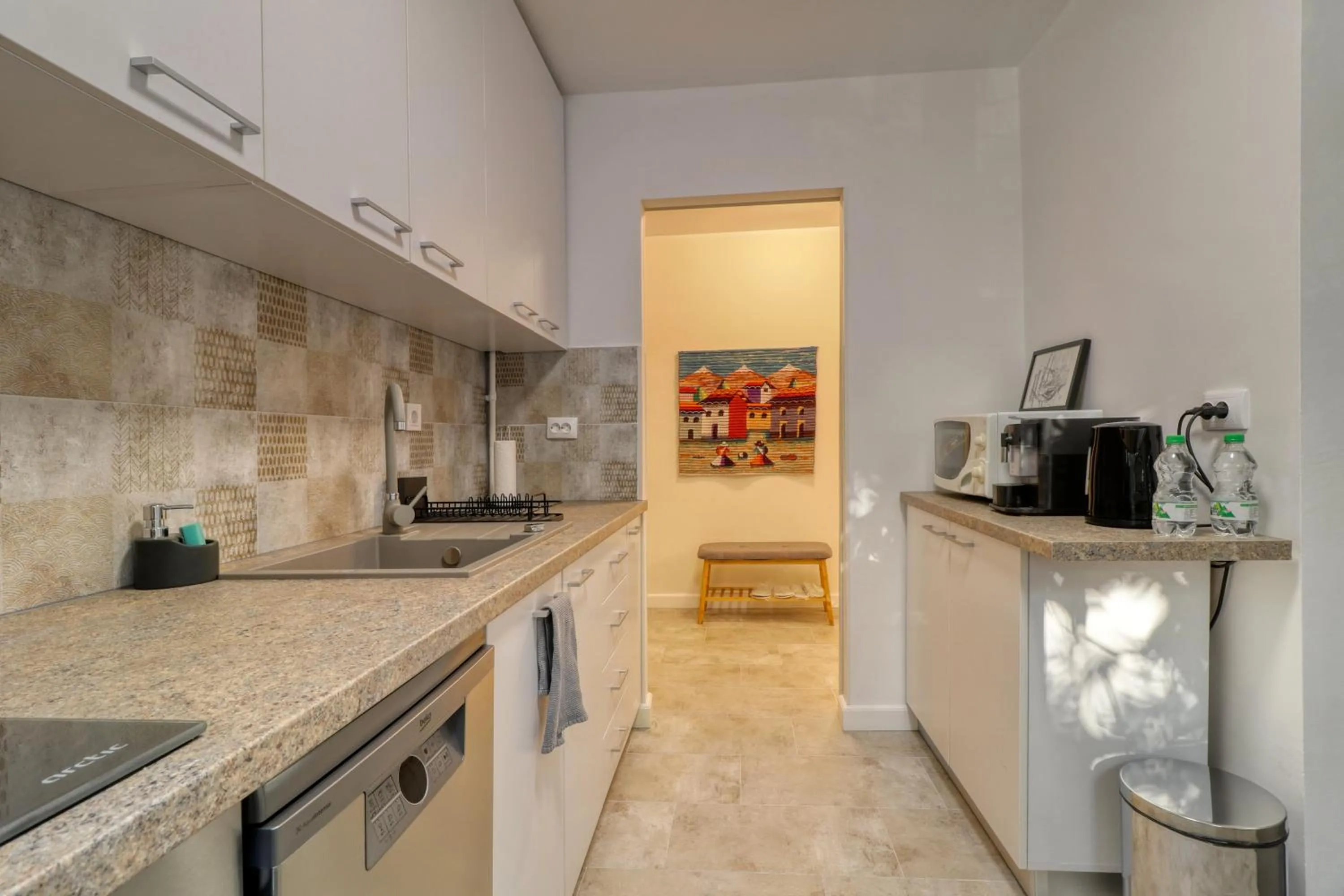 Kitchen or kitchenette in Quito Apartment - Stylish & Quiet