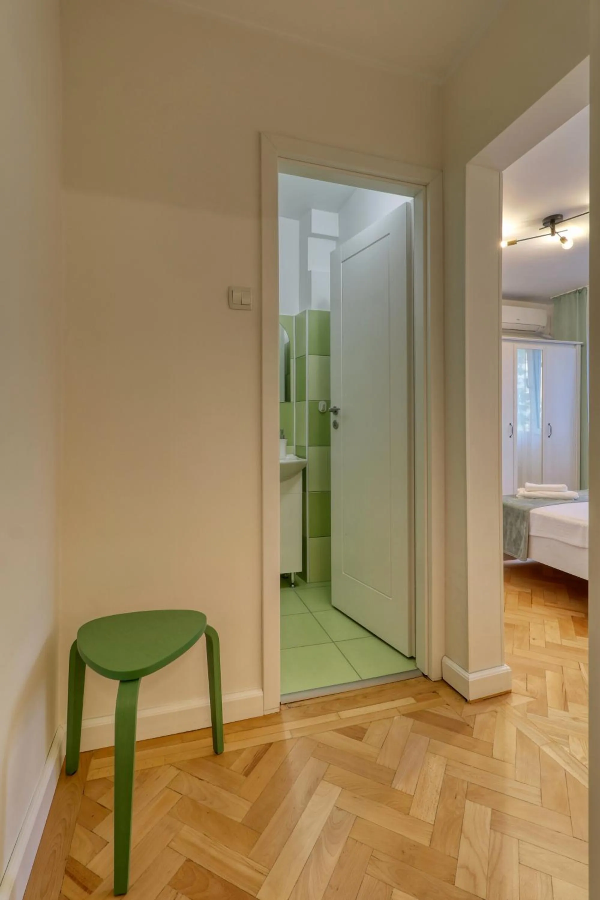 Lobby or reception, Bed in Quito Apartment - Stylish & Quiet