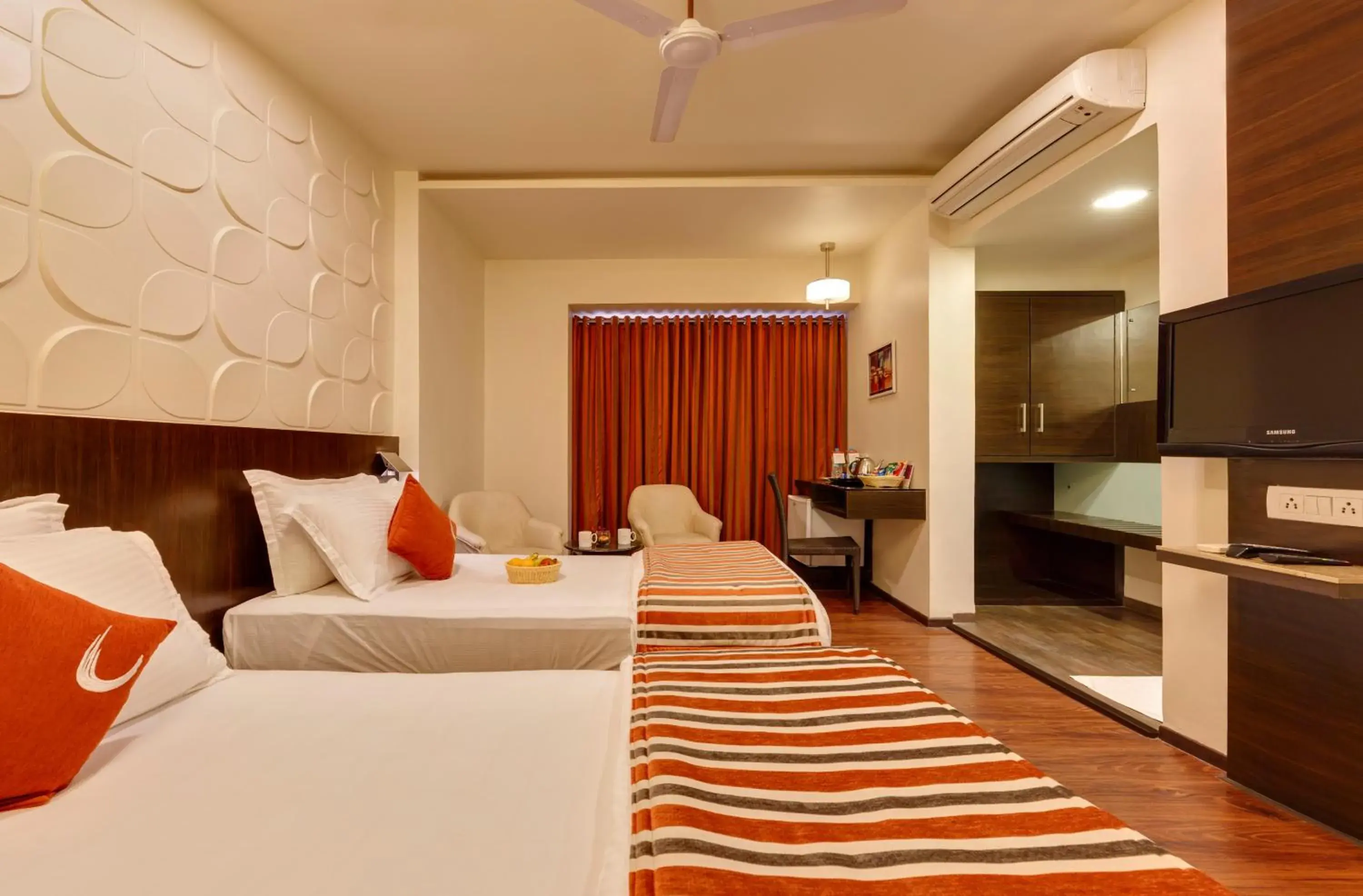 Bedroom, Bed in Regenta Place Raysons Kolhapur Bedroom, Bed in Regenta Place Raysons Kolhapur