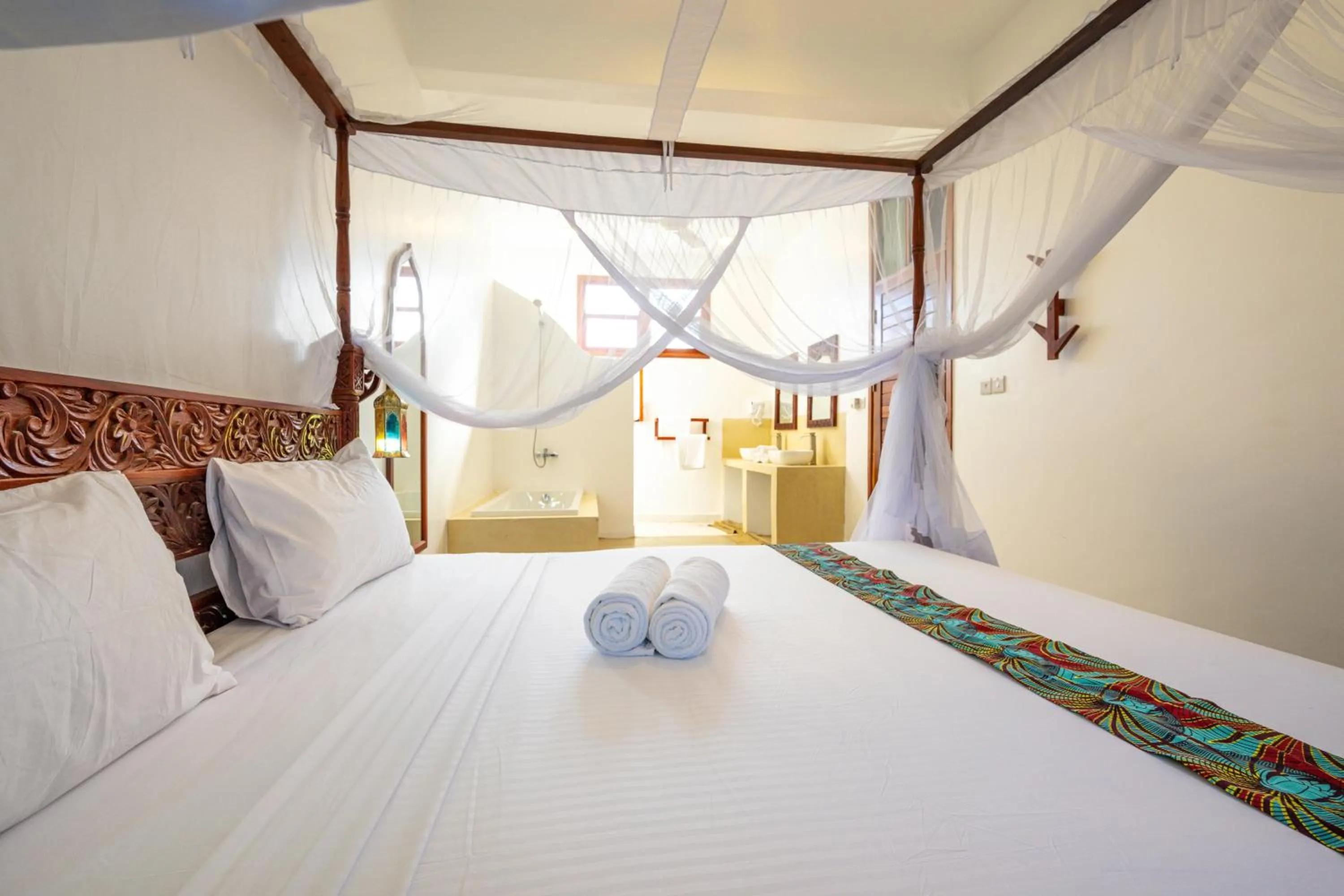 Bed in TASNEEM islamic luxury suites