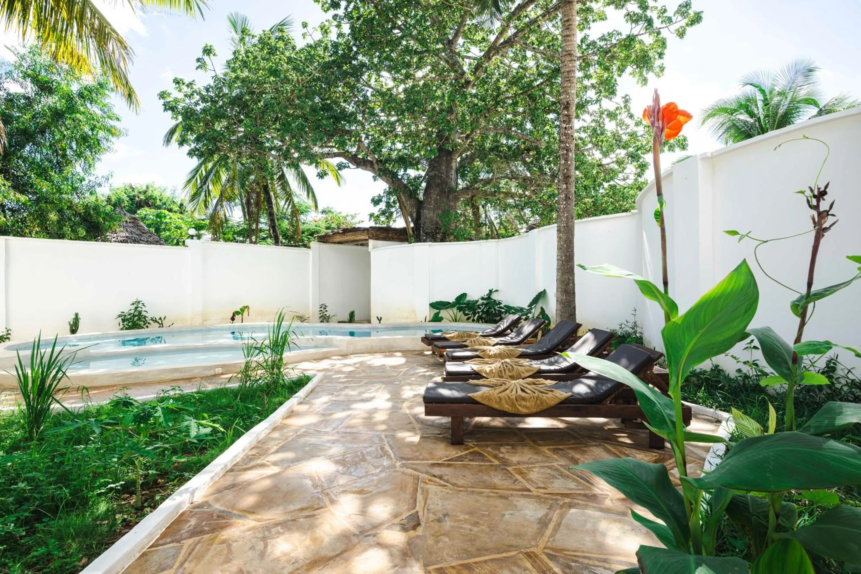 Swimming pool in TASNEEM islamic luxury suites