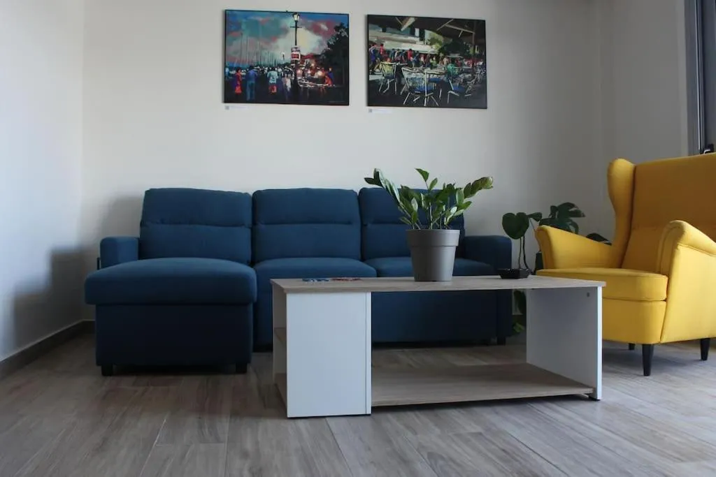 Living room in Agnes apartment Filopappou