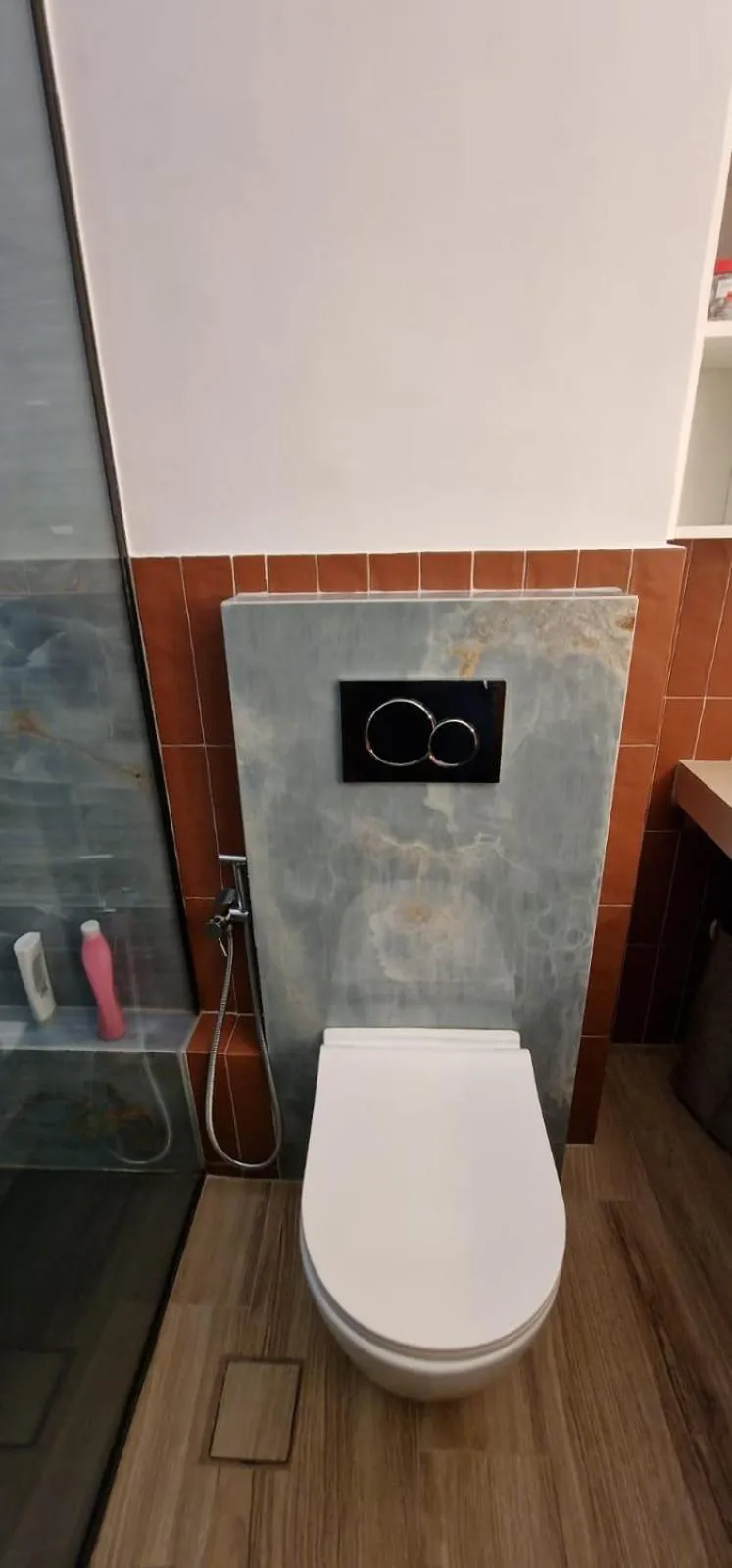Toilet in Agnes apartment Filopappou