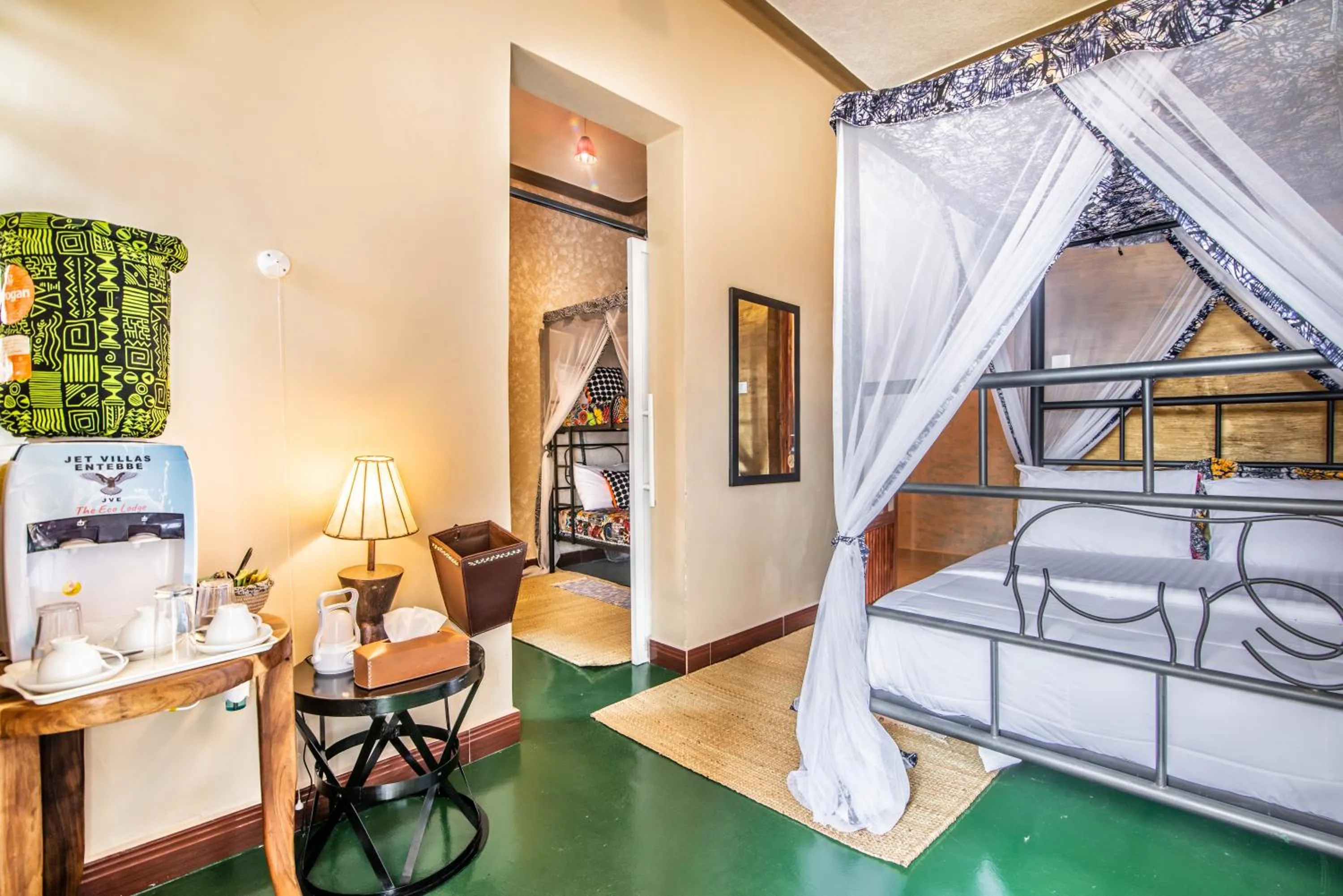 Bed in JET VILLAS ENTEBBE ( JVE )