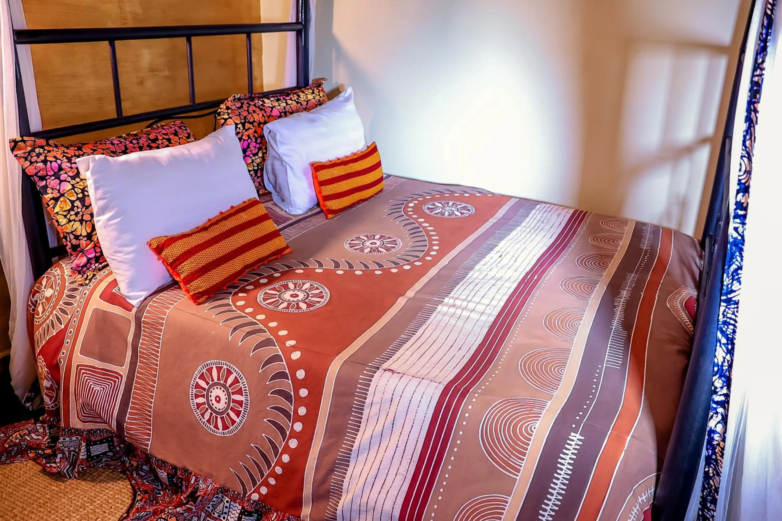 Bed in JET VILLAS ENTEBBE ( JVE )