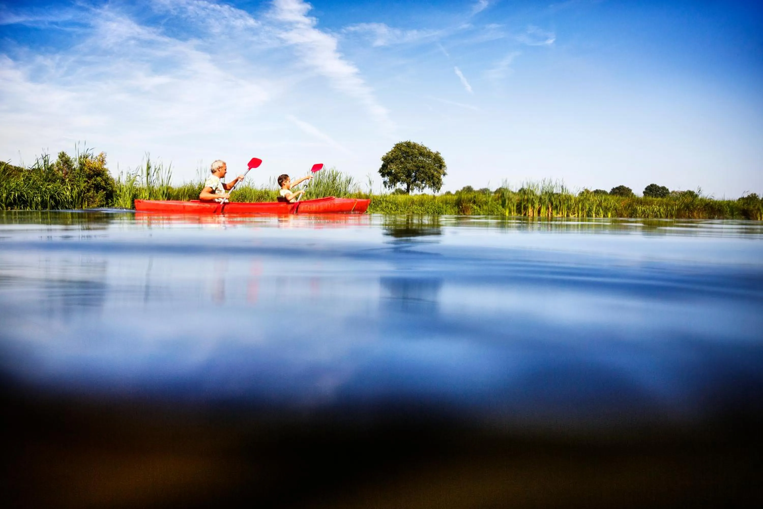 Canoeing in Hotel 't Kruisselt