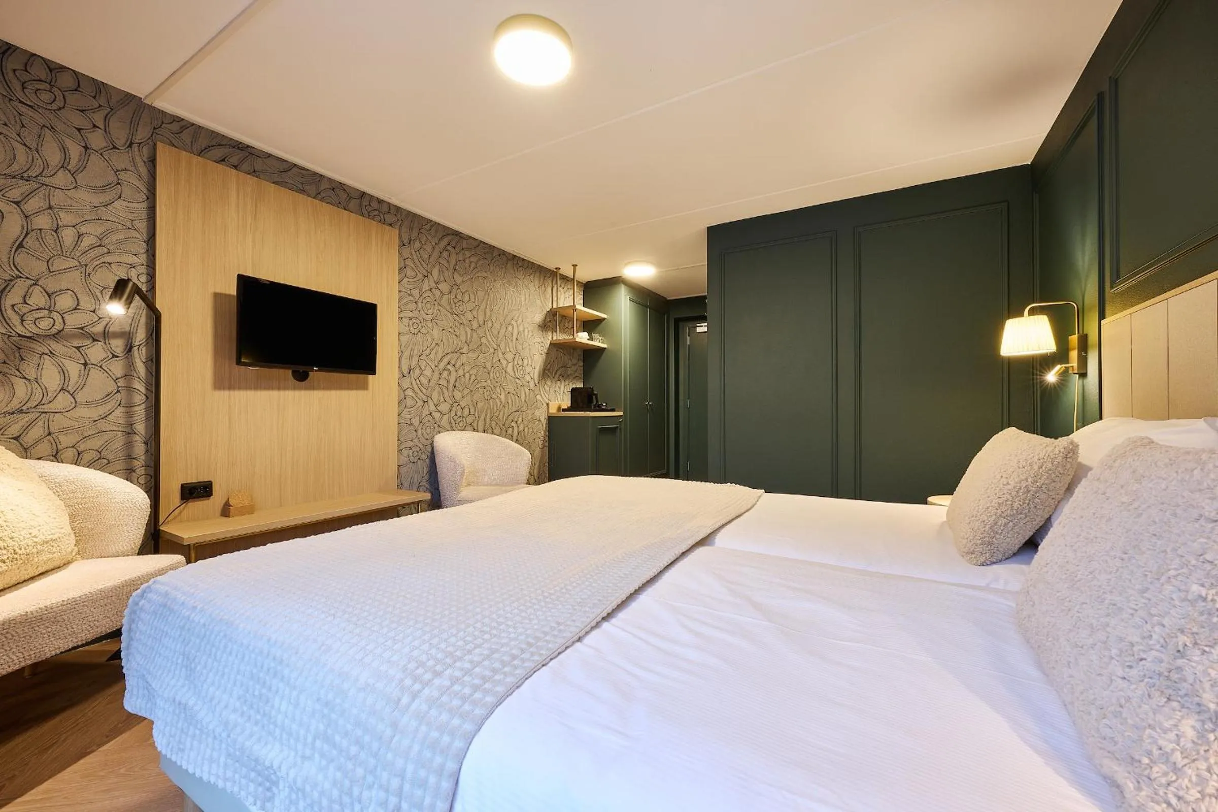 Bedroom, Bed in Hotel 't Kruisselt