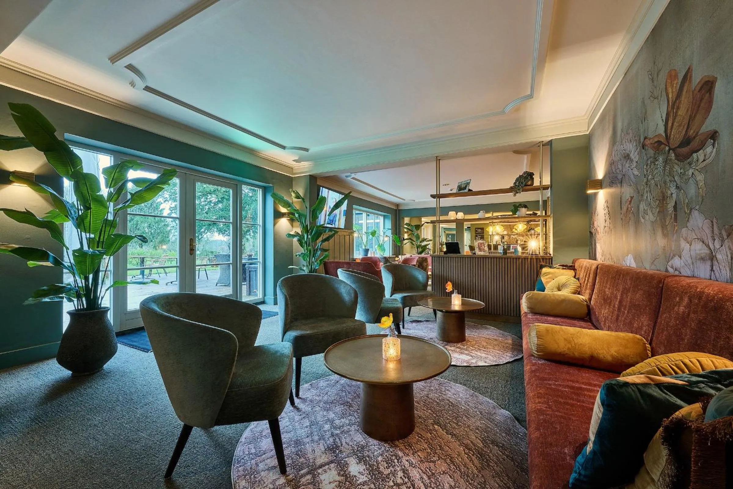Communal lounge/ TV room in Hotel 't Kruisselt