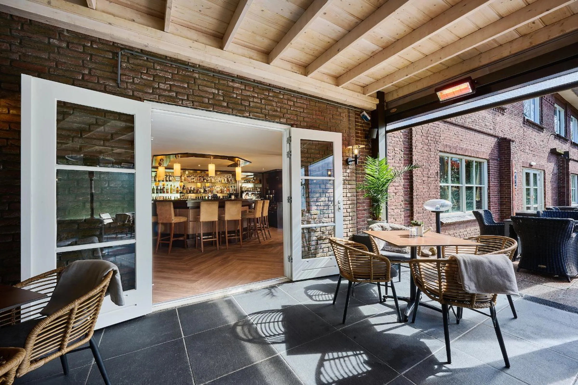 Patio in Hotel 't Kruisselt