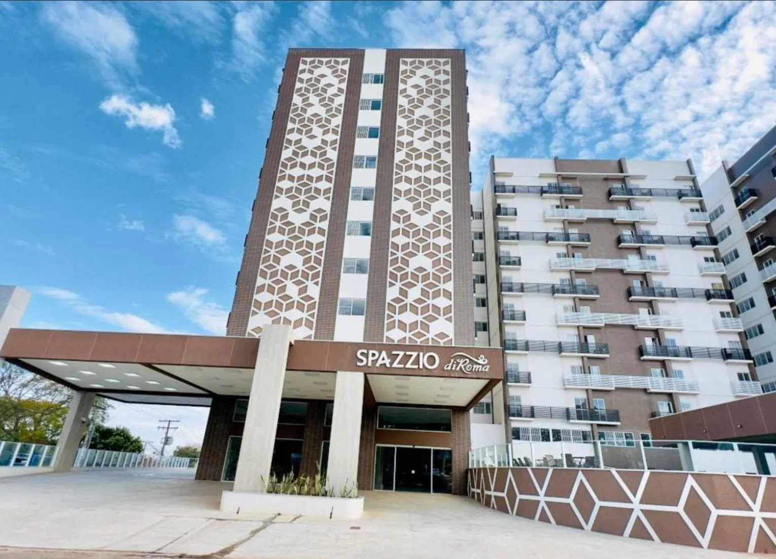Property building in Spazzio Diroma Hospedagem com acesso gratuito no Acqua Park