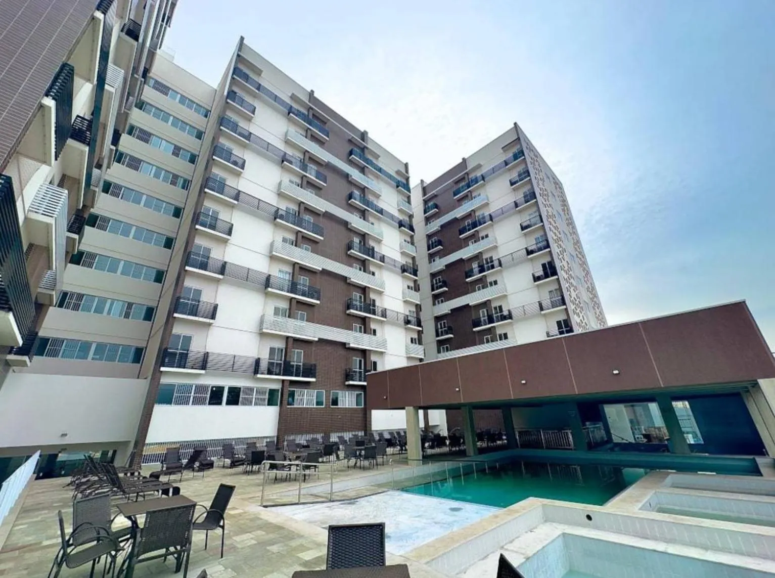 Property building in Spazzio Diroma Hospedagem com acesso gratuito no Acqua Park
