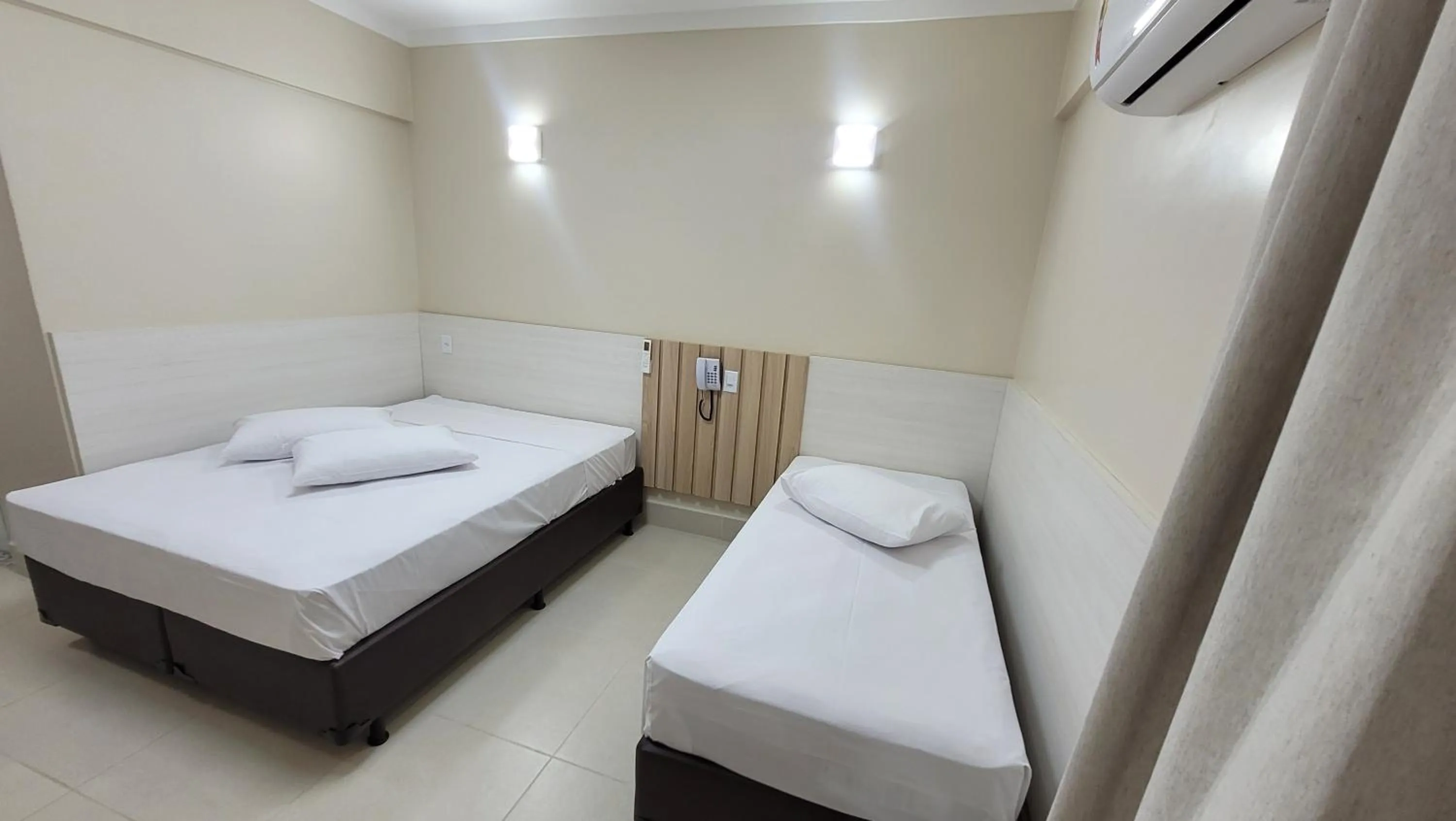 Bed in Spazzio Diroma Hospedagem com acesso gratuito no Acqua Park