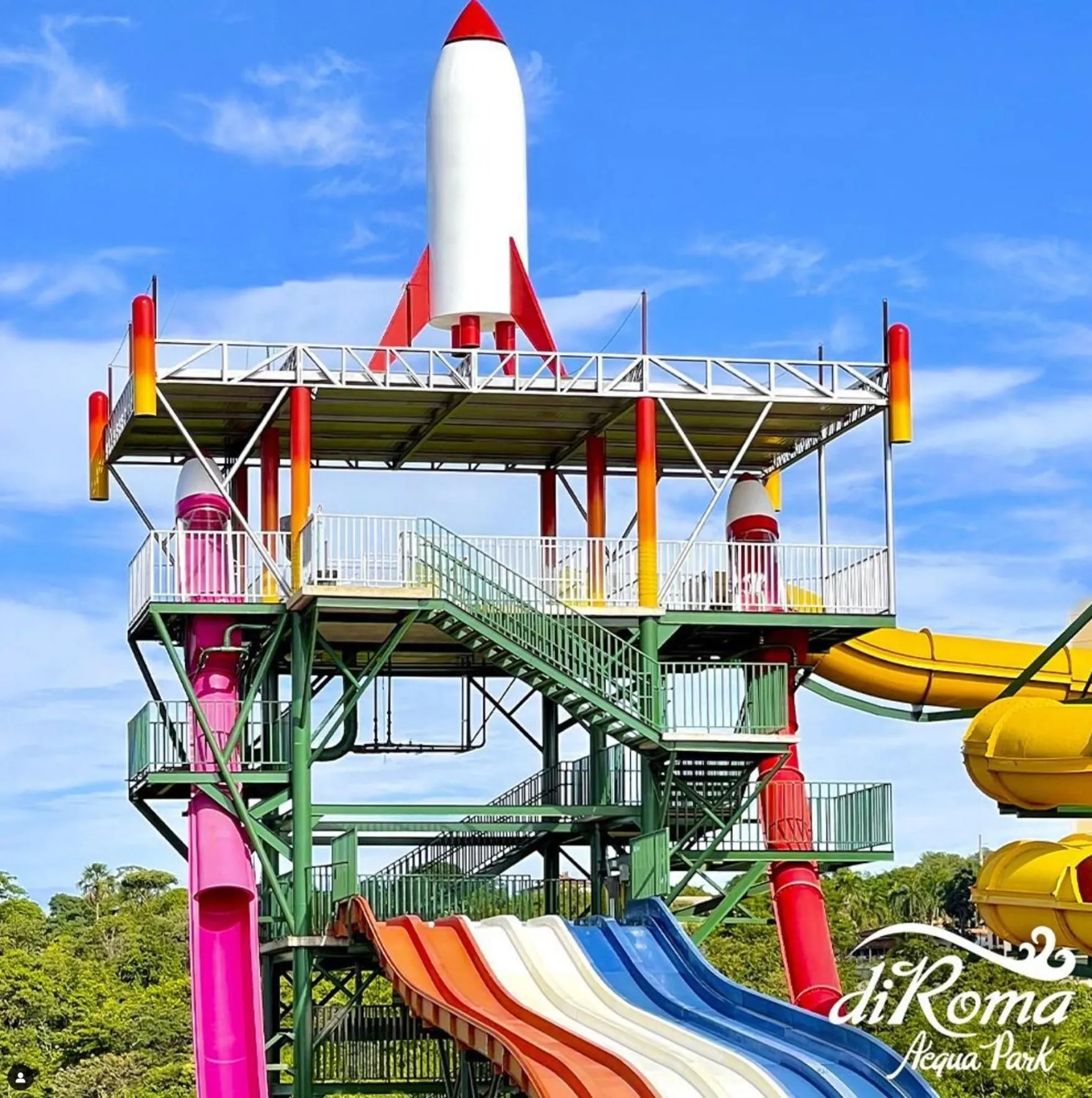 Aqua park in Spazzio Diroma Hospedagem com acesso gratuito no Acqua Park