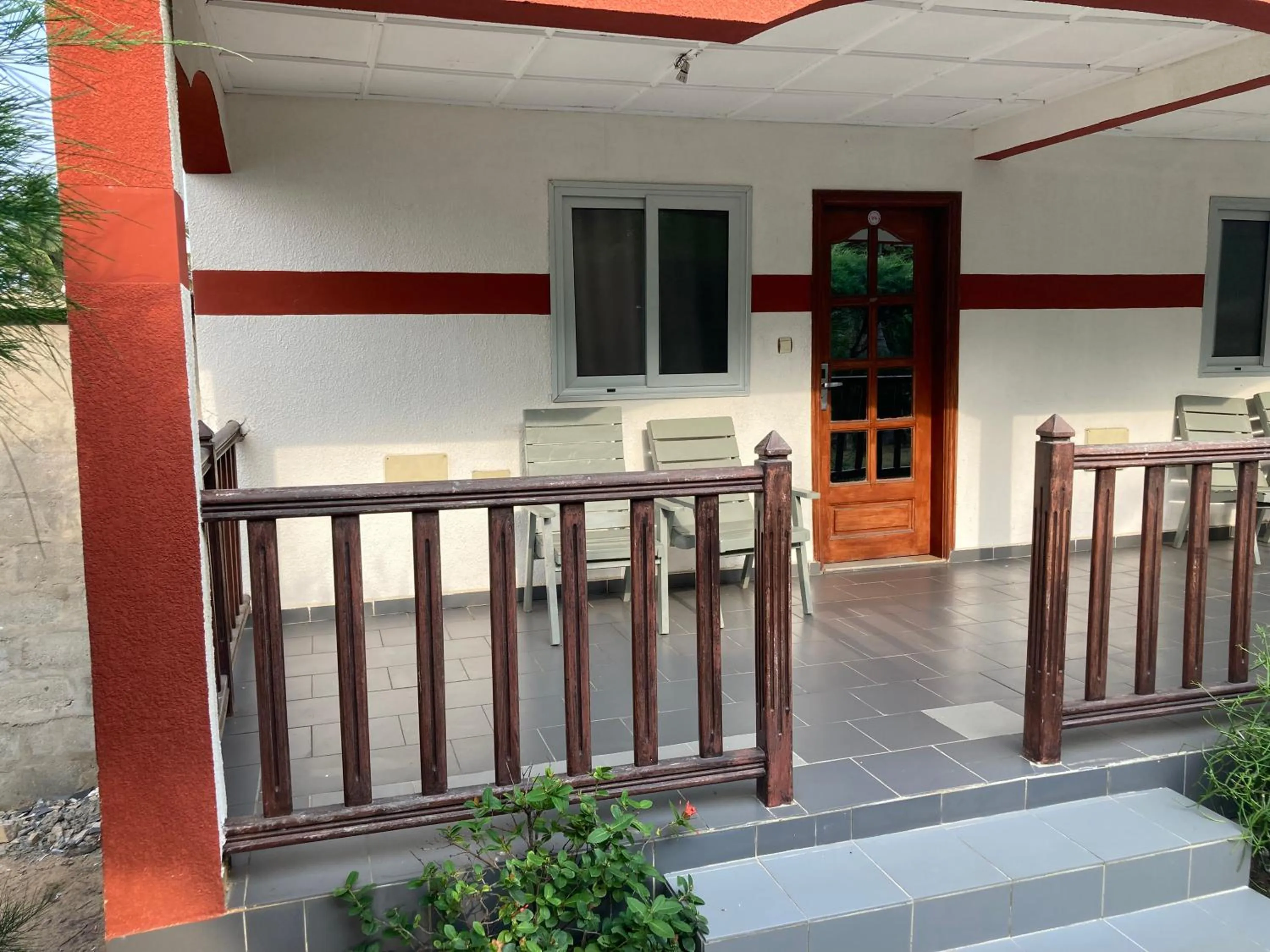 Balcony/Terrace in Hotel Bel Azur Grand-Popo