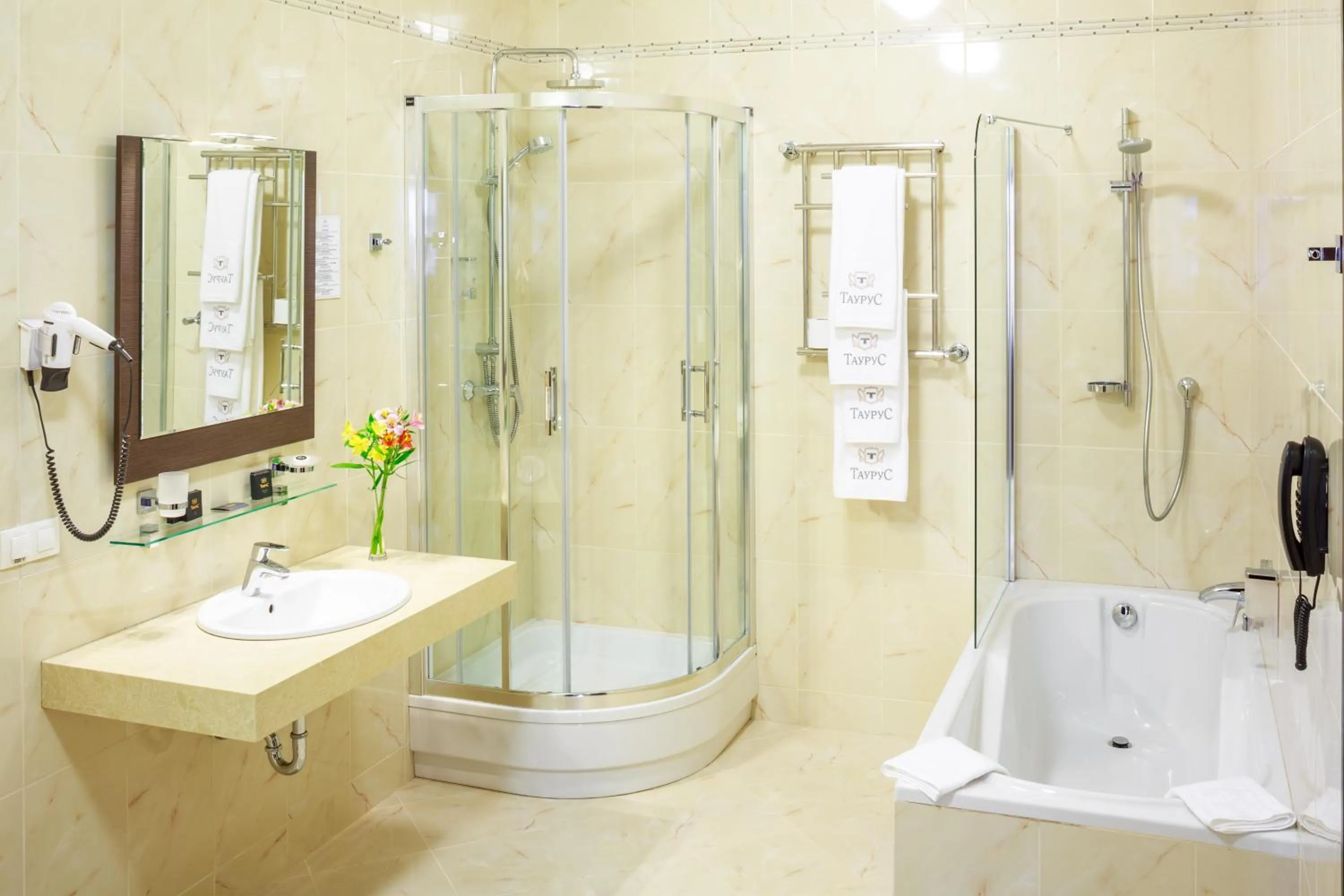 Bathroom in Taurus Hotel & SPA