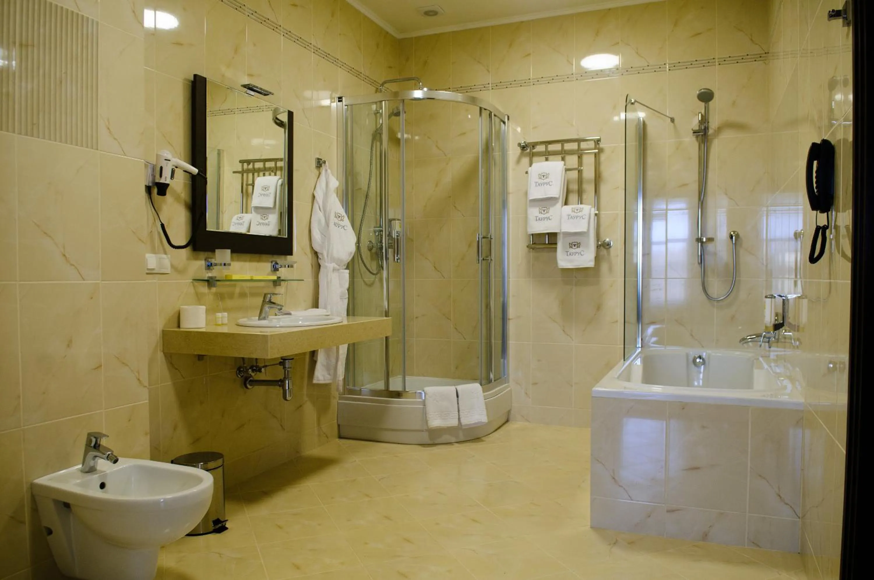 Bathroom in Taurus Hotel & SPA