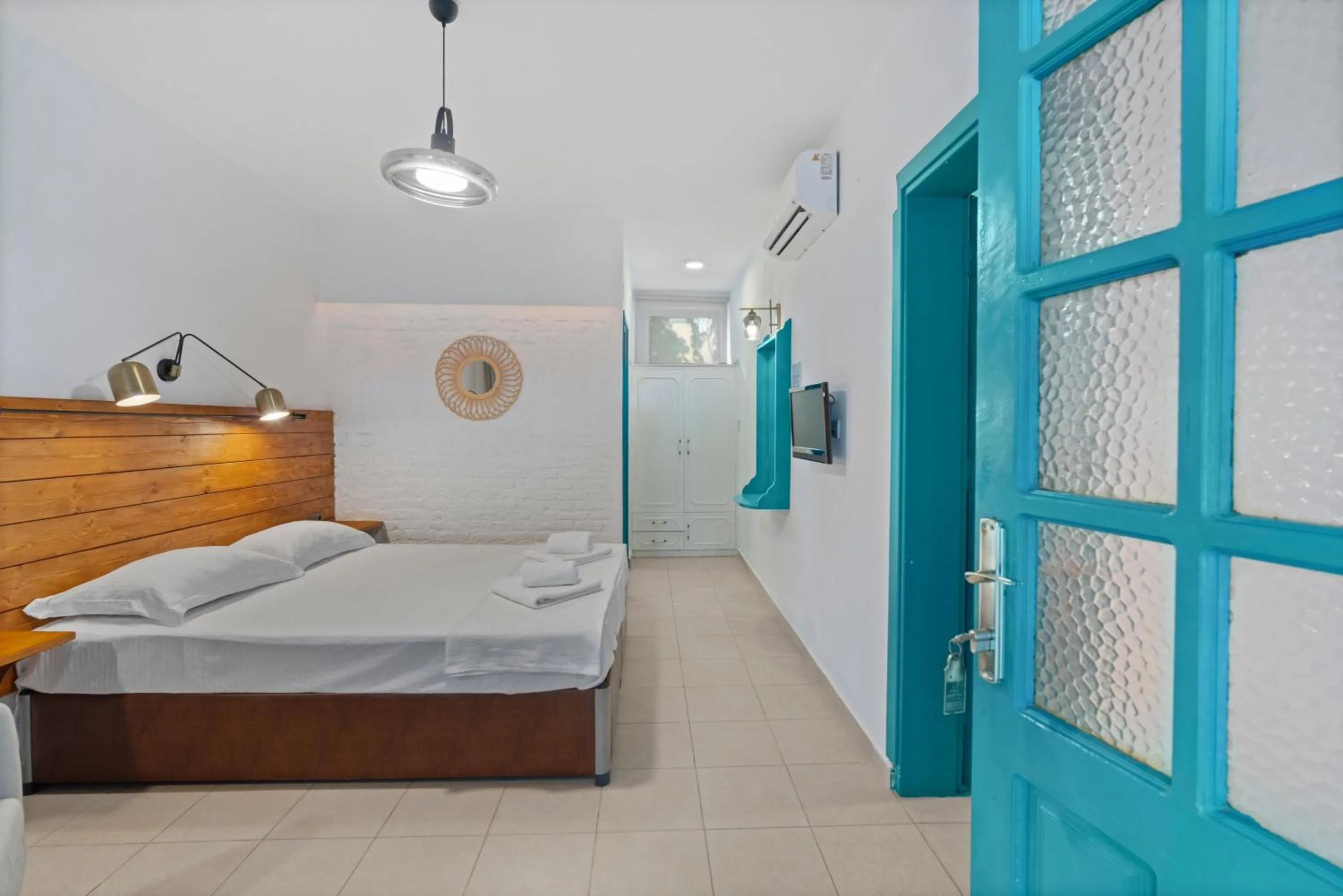 Bed in Avlu Otel Palamutbükü