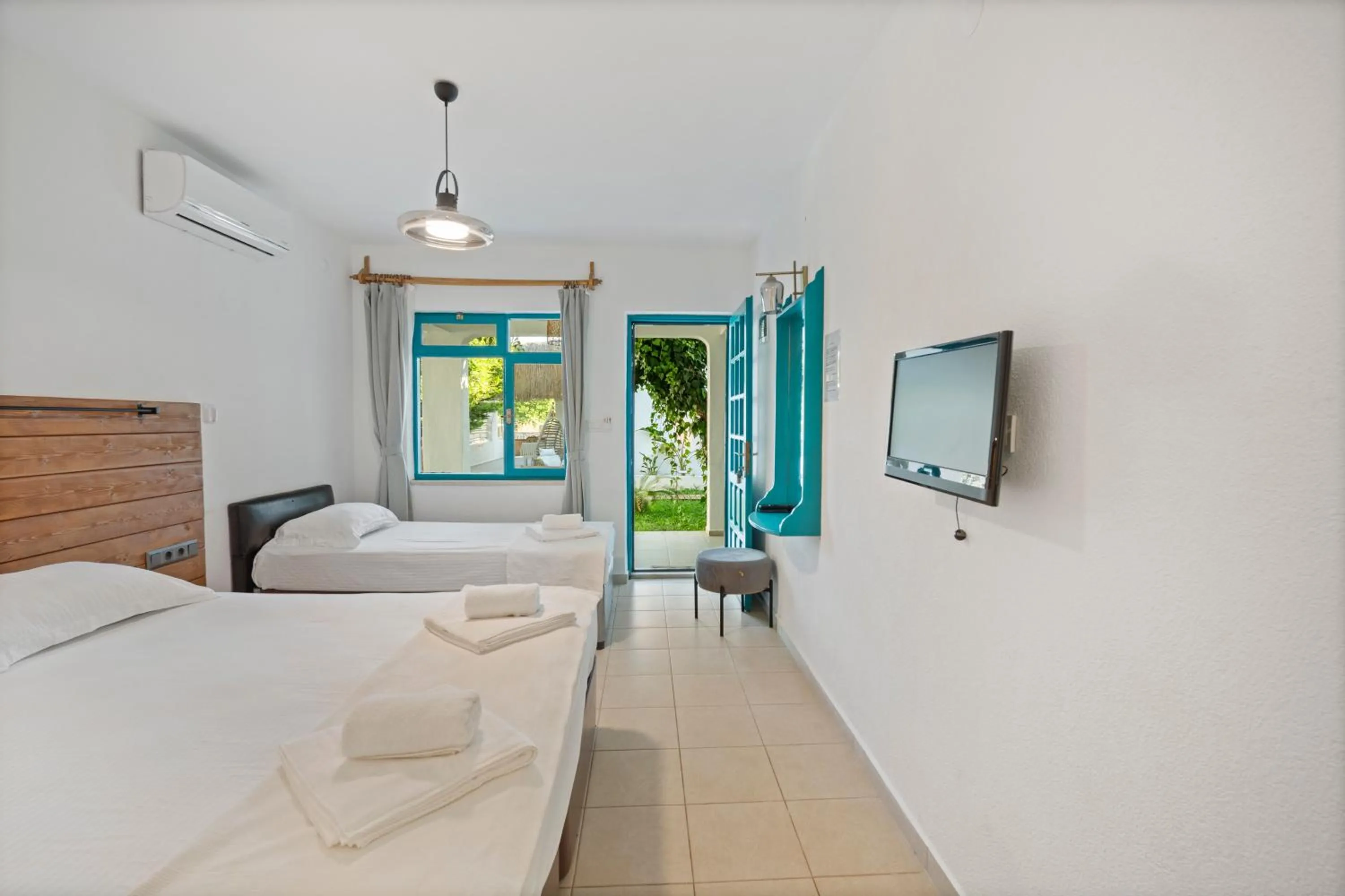 Bed in Avlu Otel Palamutbükü