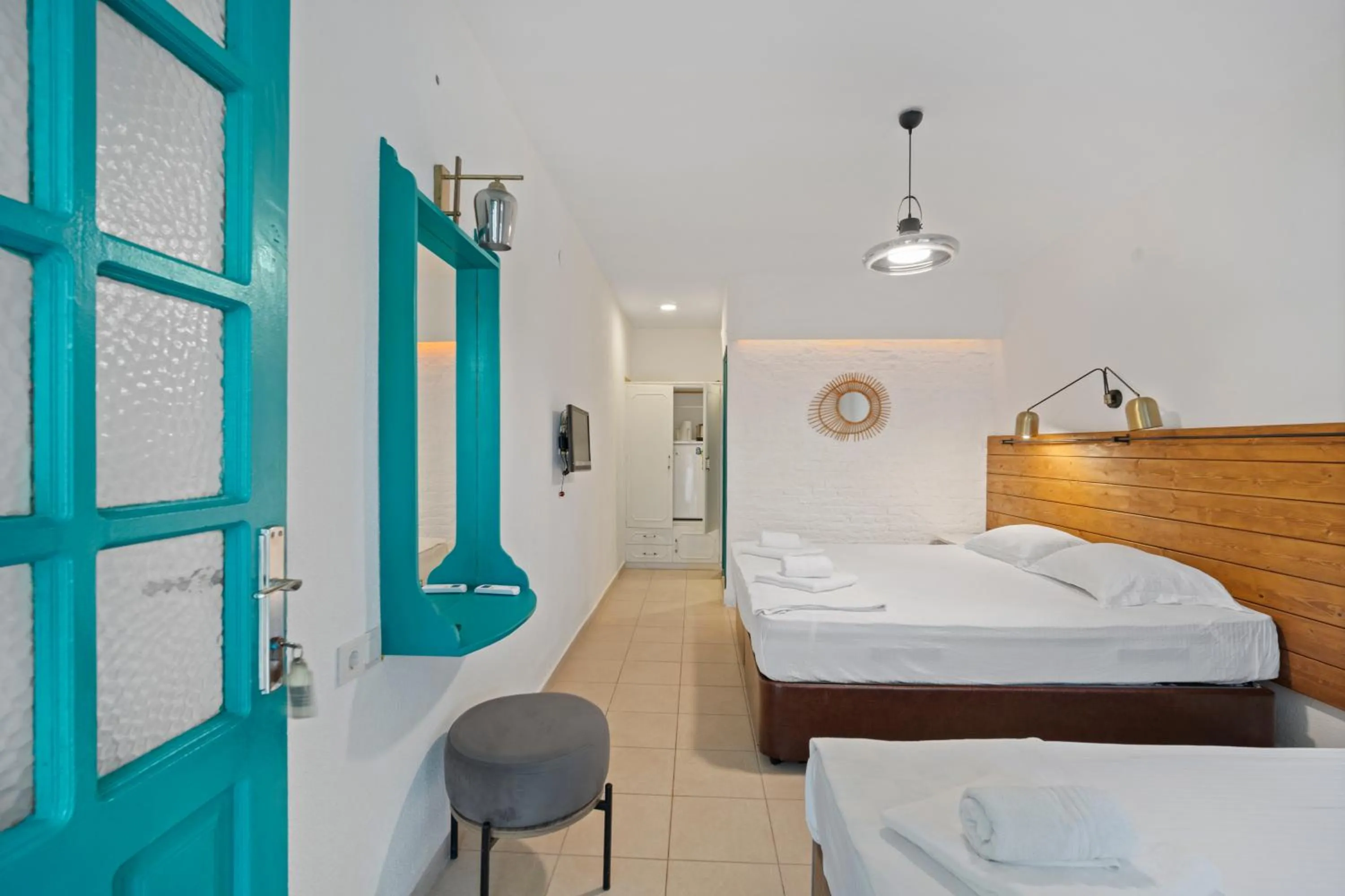 Bed in Avlu Otel Palamutbükü